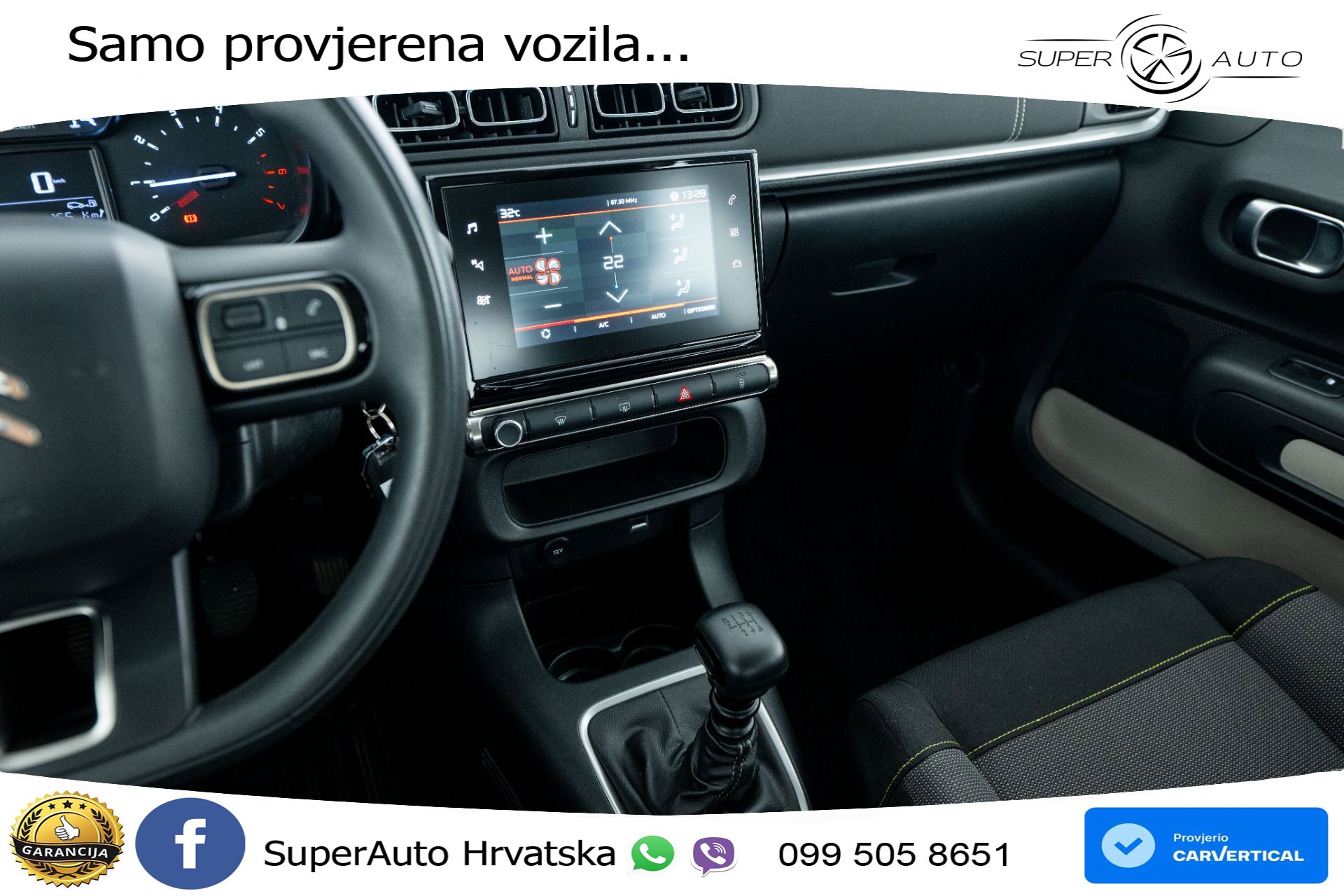 Citroen C3 1.2 PureTech 110 KS, LED+TEM+KLIMA+DAB