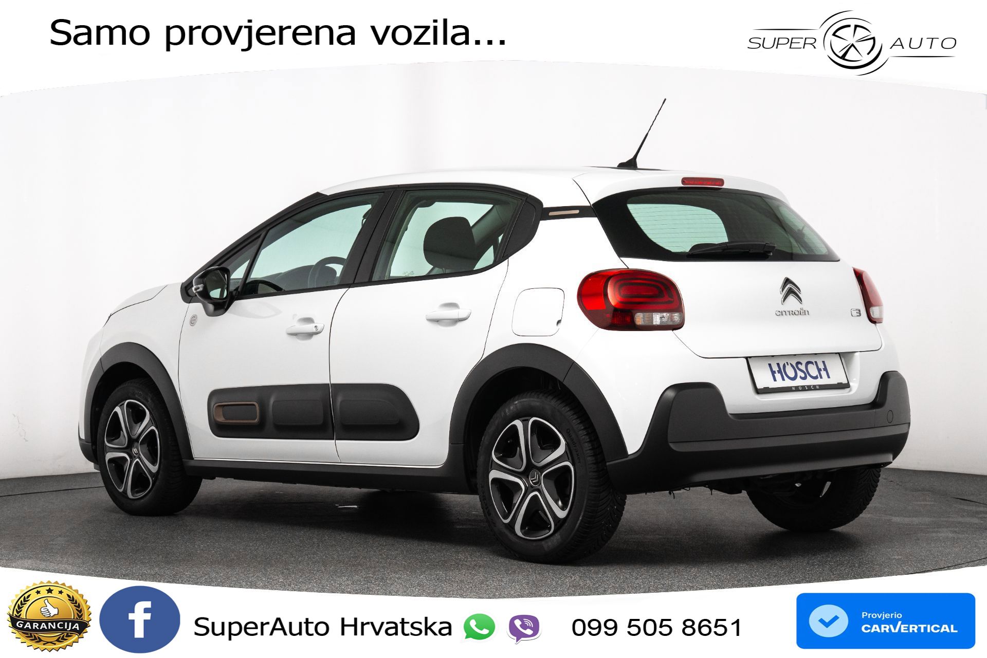 Citroen C3 1.2 PureTech 110 KS, LED+TEM+KLIMA+DAB