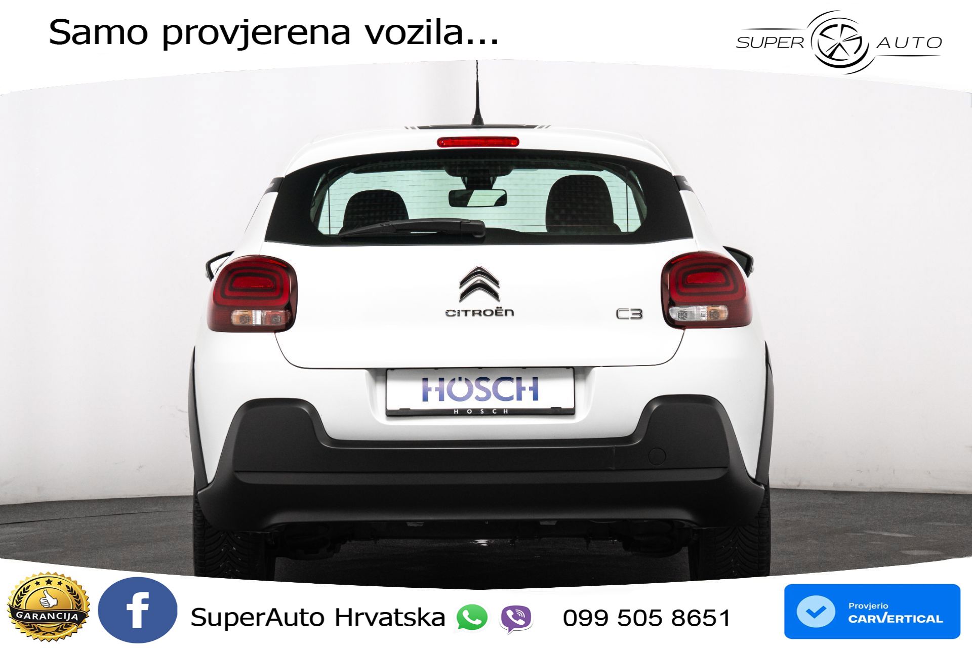 Citroen C3 1.2 PureTech 110 KS, LED+TEM+KLIMA+DAB