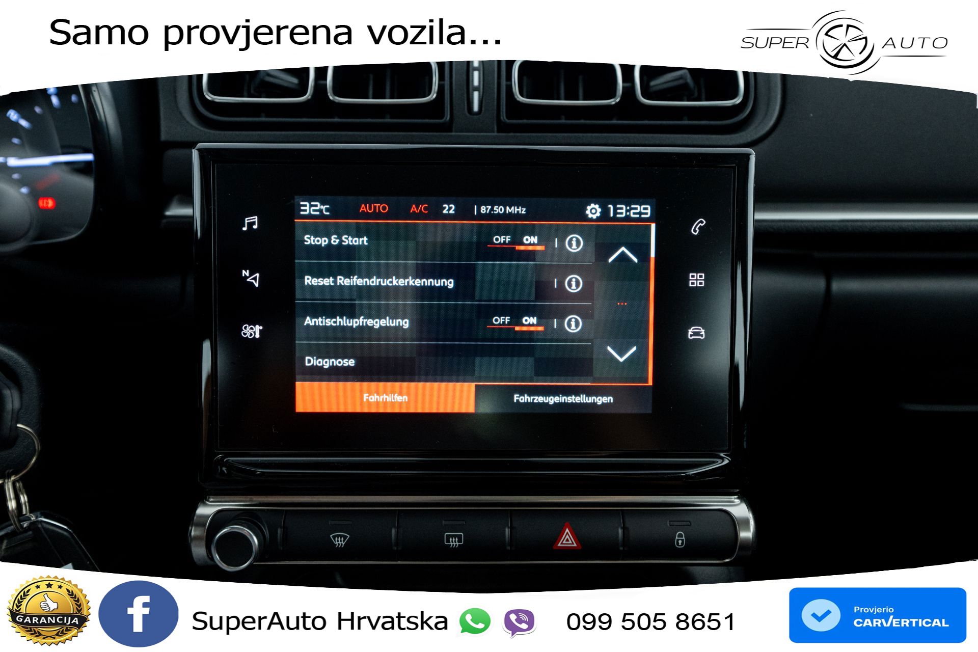 Citroen C3 1.2 PureTech 110 KS, LED+TEM+KLIMA+DAB