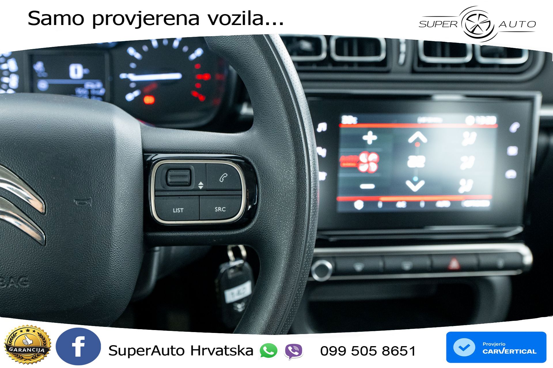 Citroen C3 1.2 PureTech 110 KS, LED+TEM+KLIMA+DAB