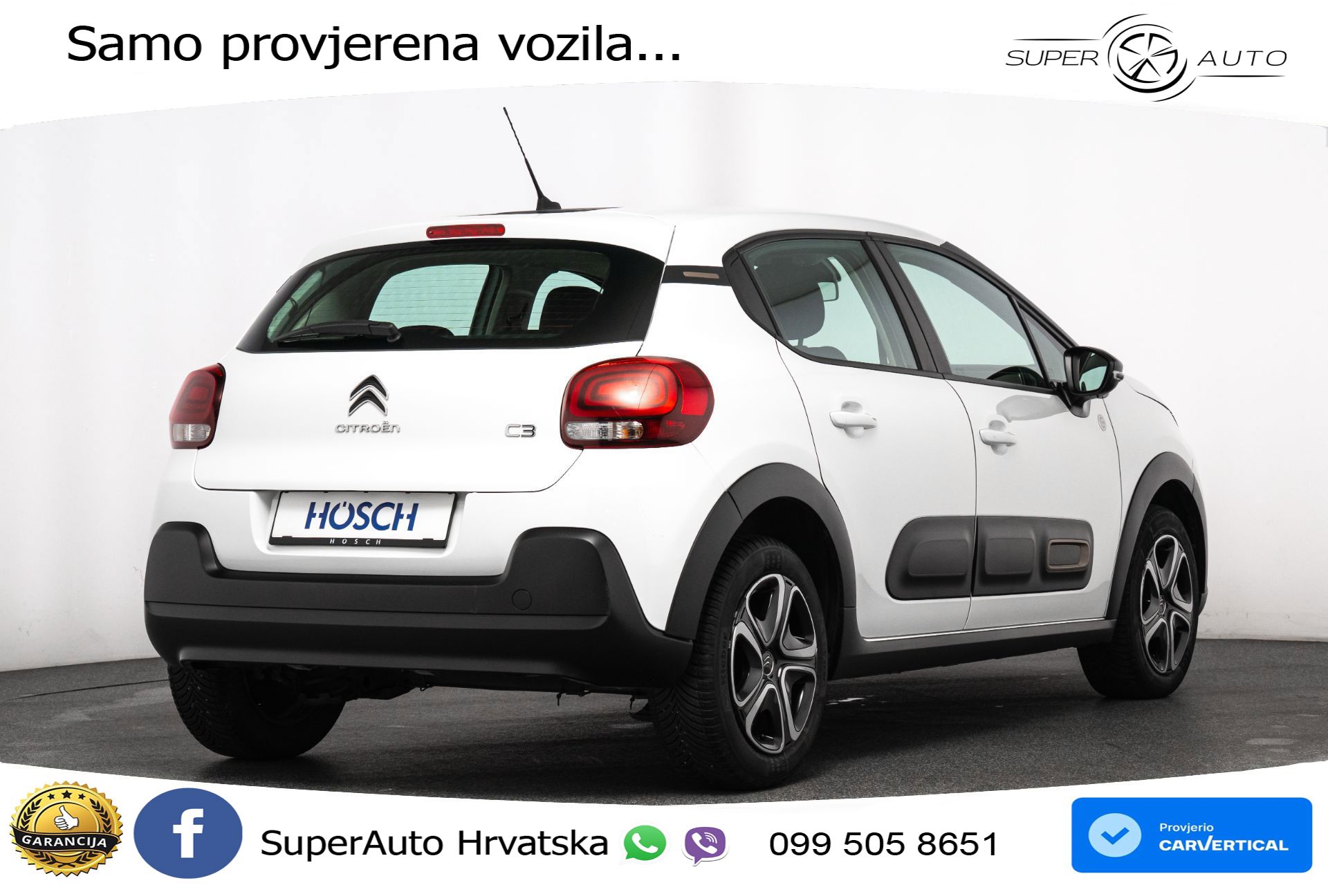 Citroen C3 1.2 PureTech 110 KS, LED+TEM+KLIMA+DAB