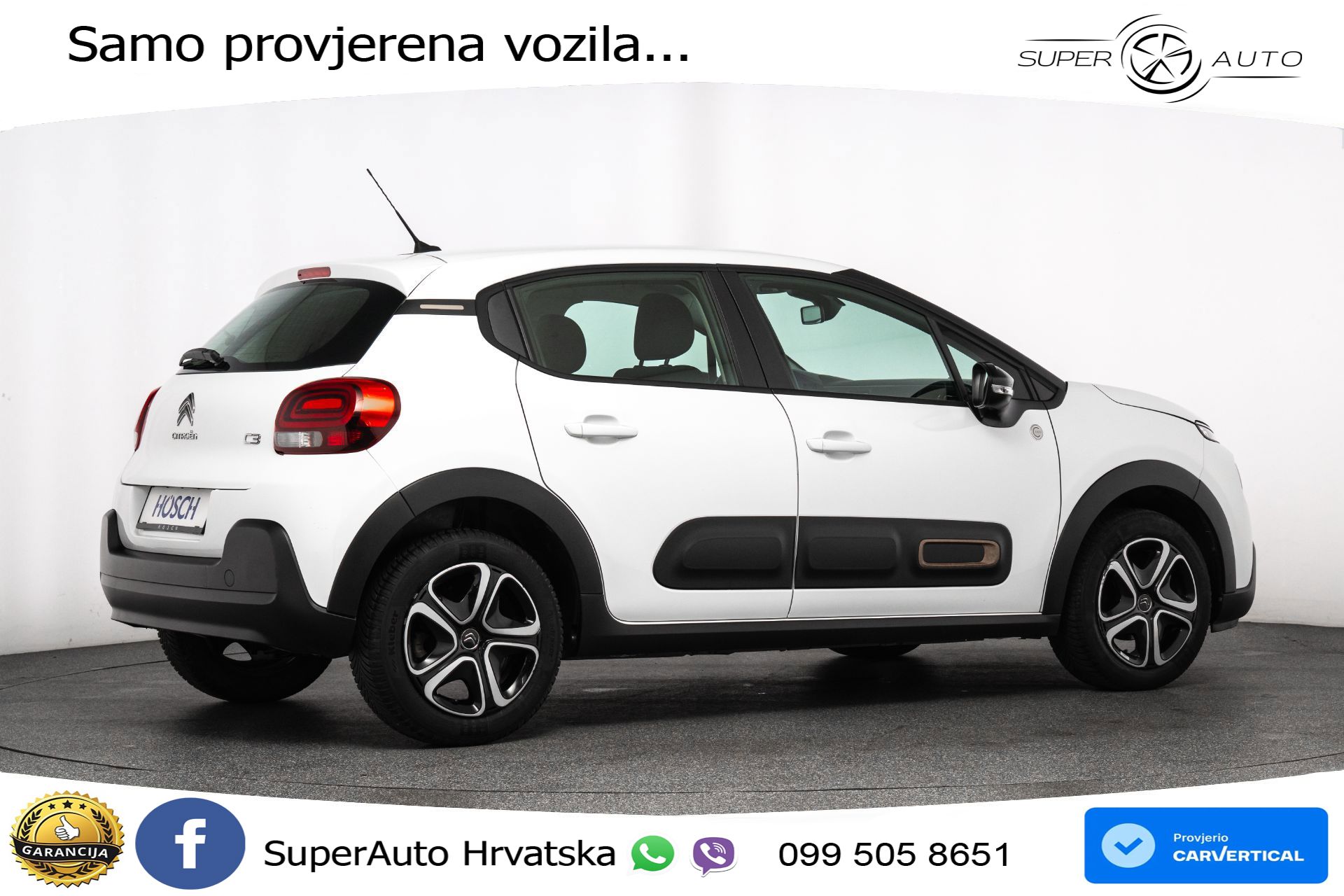 Citroen C3 1.2 PureTech 110 KS, LED+TEM+KLIMA+DAB