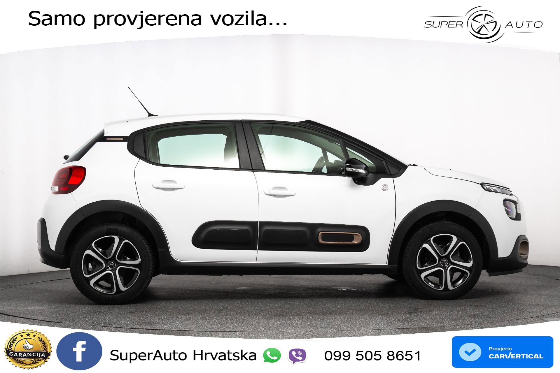 Citroen C3 1.2 PureTech 110 KS, LED+TEM+KLIMA+DAB