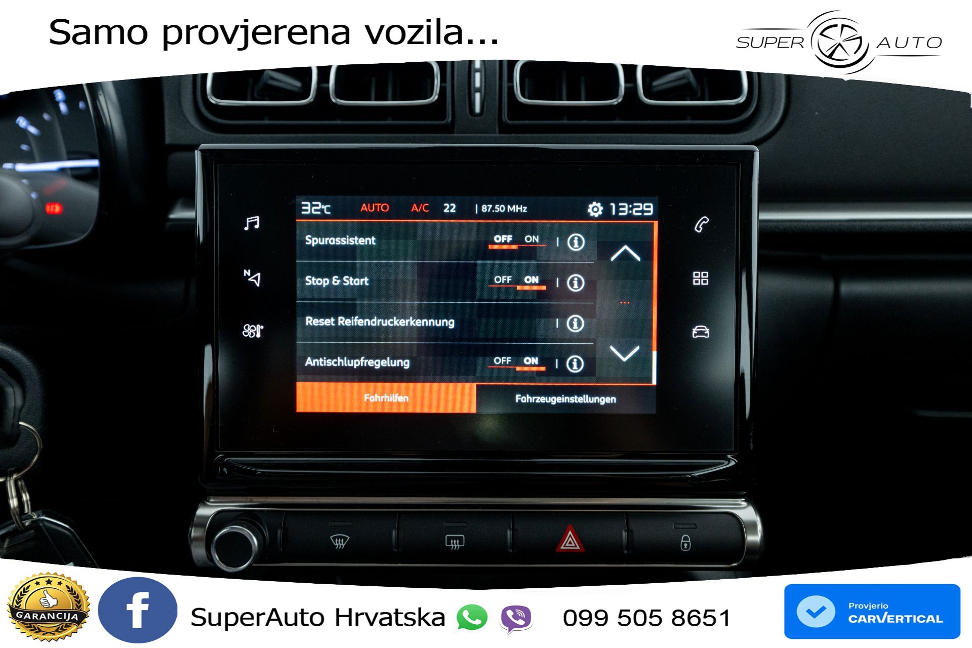 Citroen C3 1.2 PureTech 110 KS, LED+TEM+KLIMA+DAB