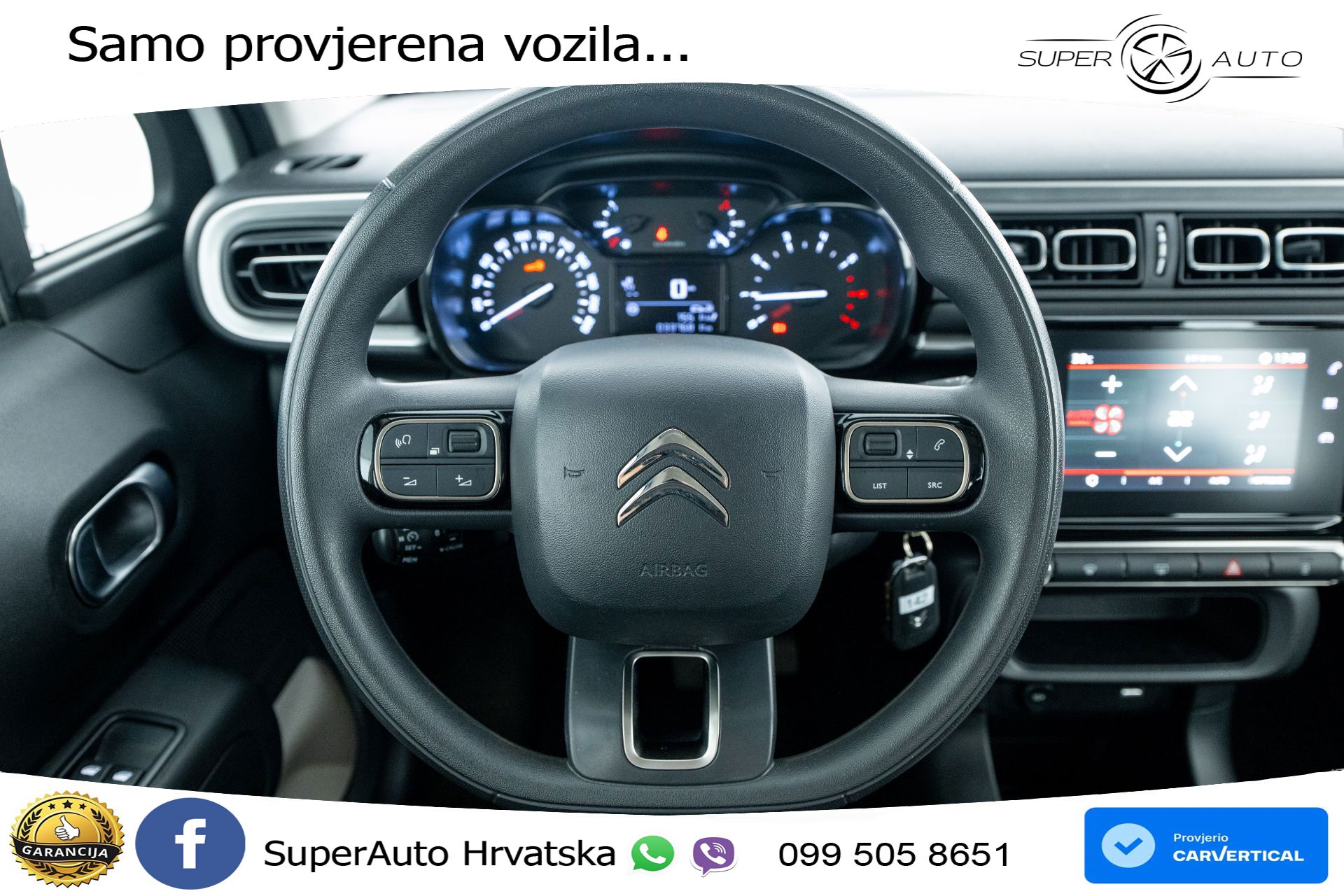 Citroen C3 1.2 PureTech 110 KS, LED+TEM+KLIMA+DAB