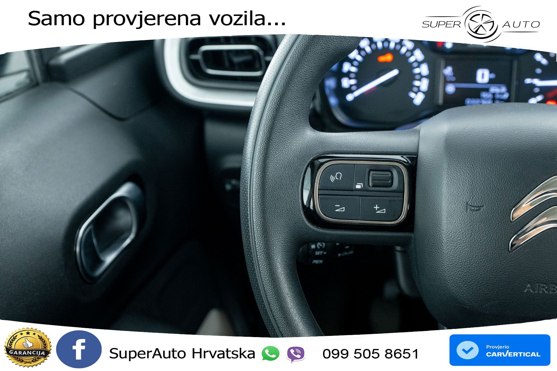 Citroen C3 1.2 PureTech 110 KS, LED+TEM+KLIMA+DAB