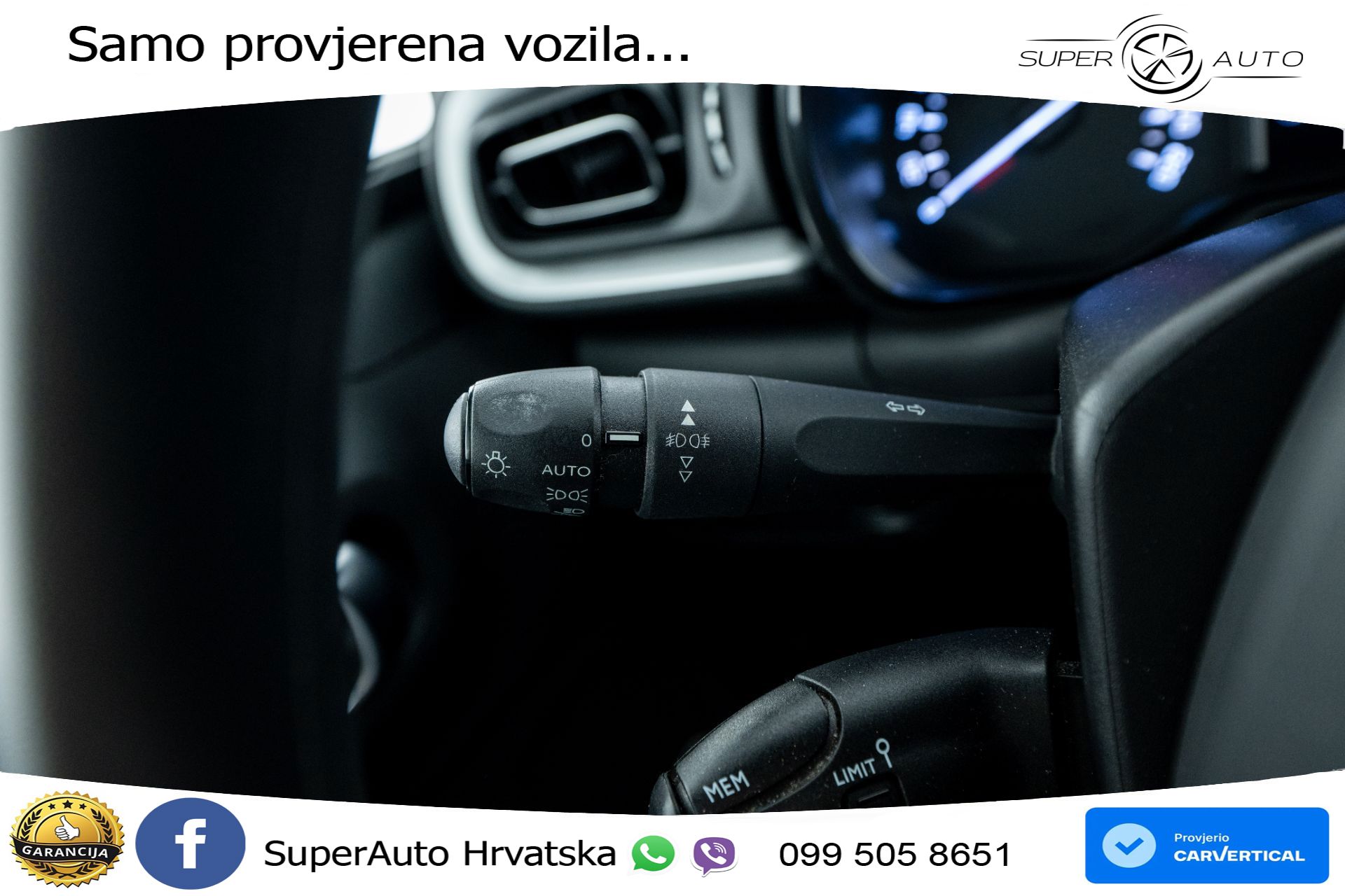 Citroen C3 1.2 PureTech 110 KS, LED+TEM+KLIMA+DAB