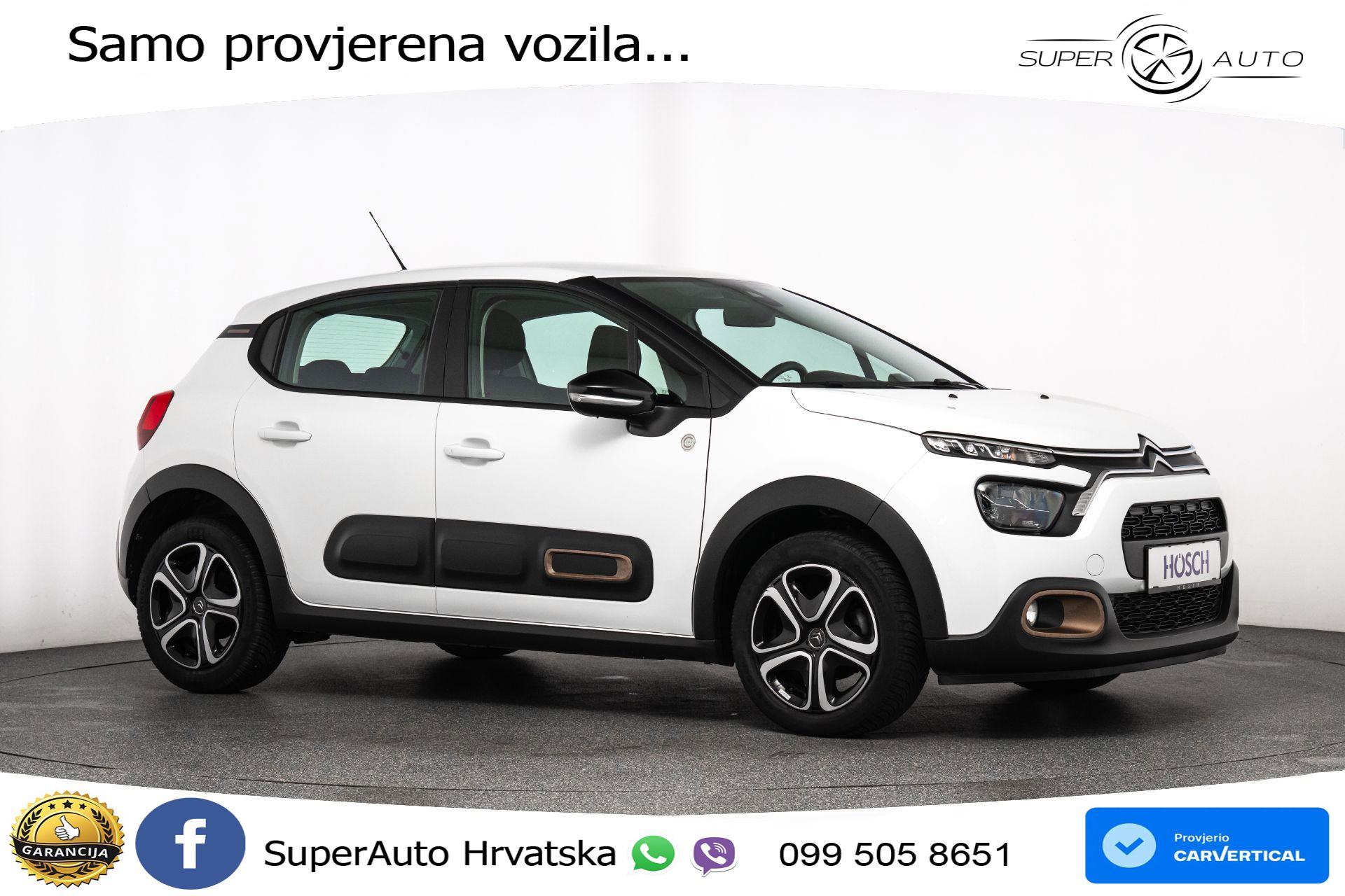 Citroen C3 1.2 PureTech 110 KS, LED+TEM+KLIMA+DAB