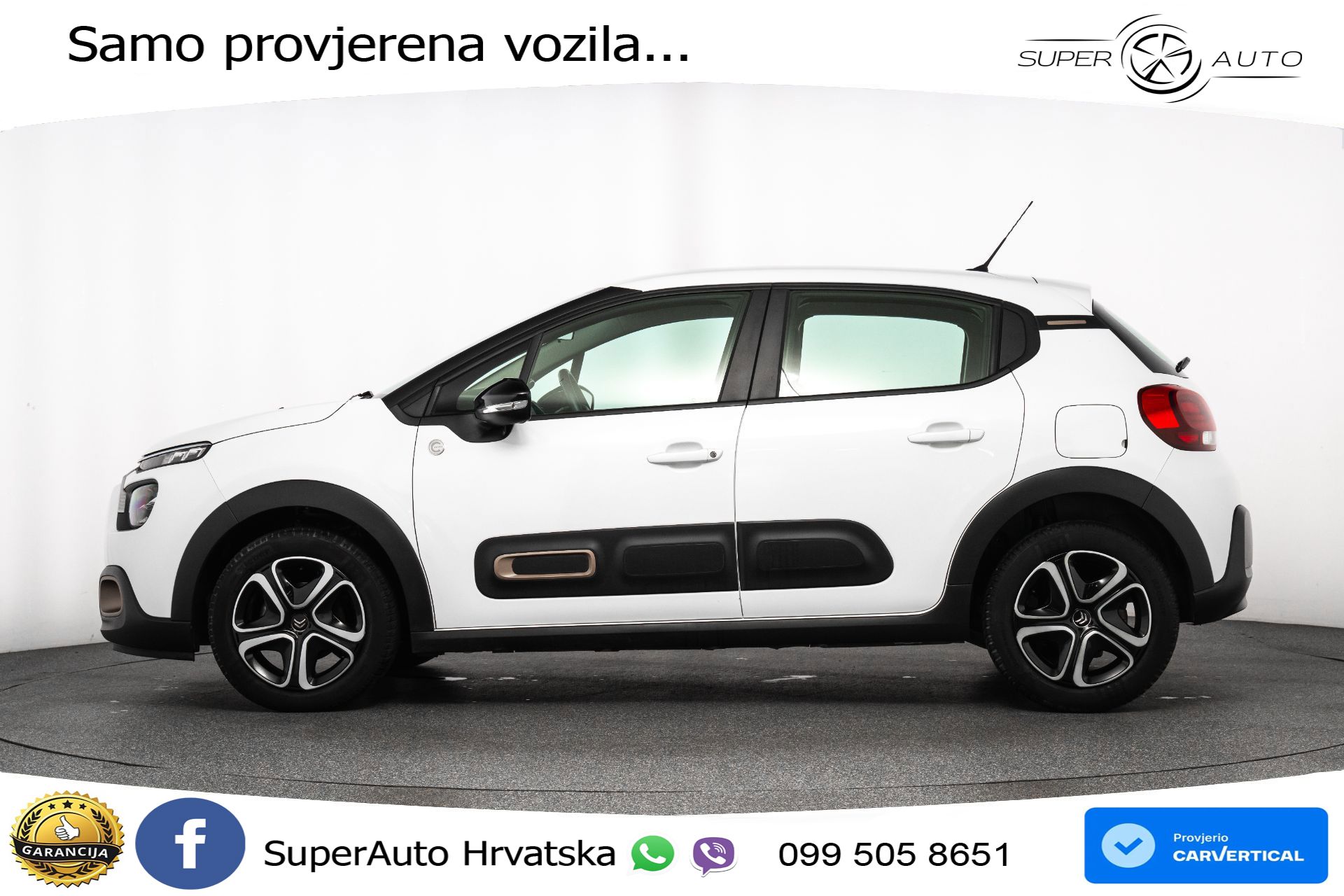Citroen C3 1.2 PureTech 110 KS, LED+TEM+KLIMA+DAB