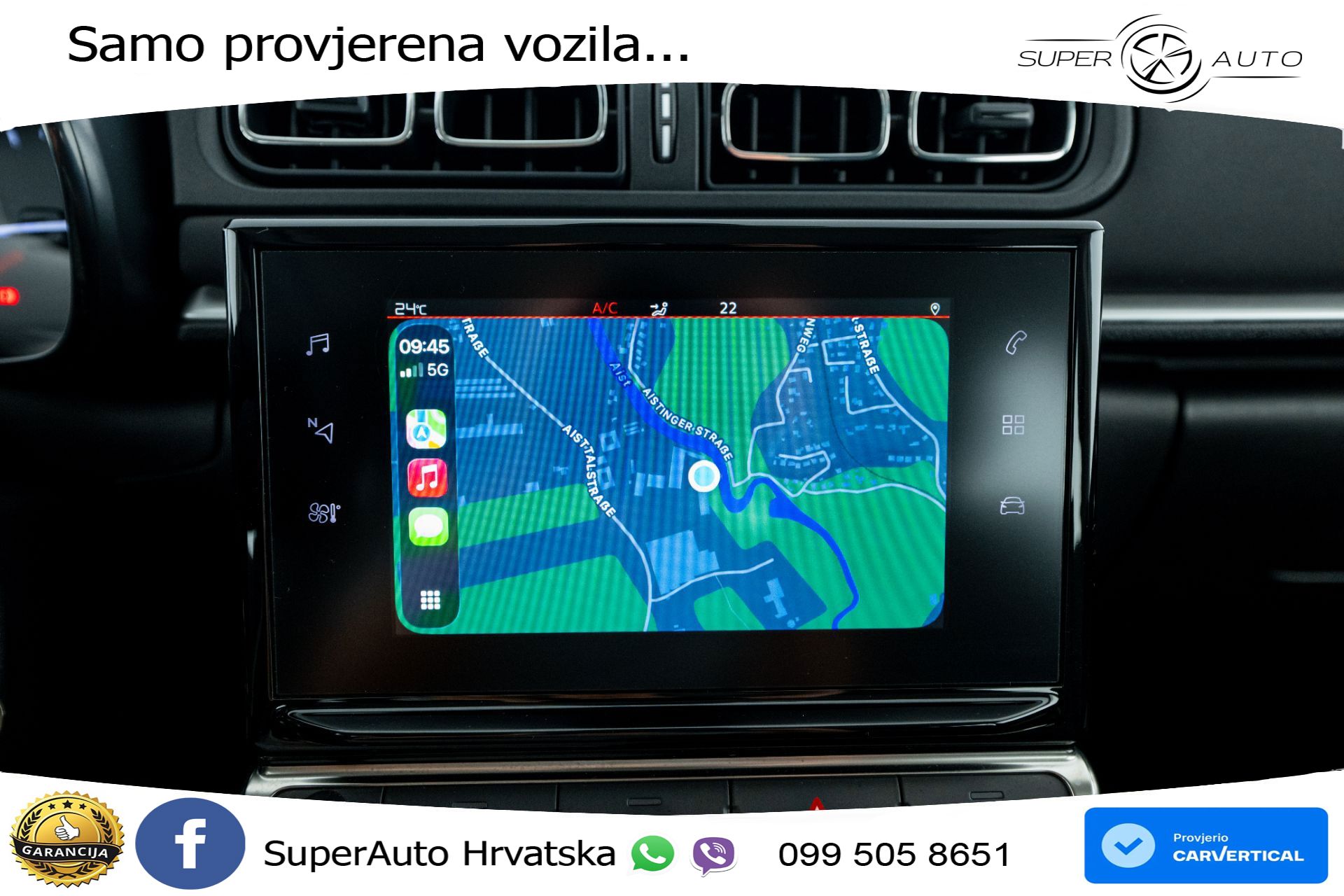 Citroen C3 1.2 PureTech 110 KS, LED+TEM+KLIMA+DAB