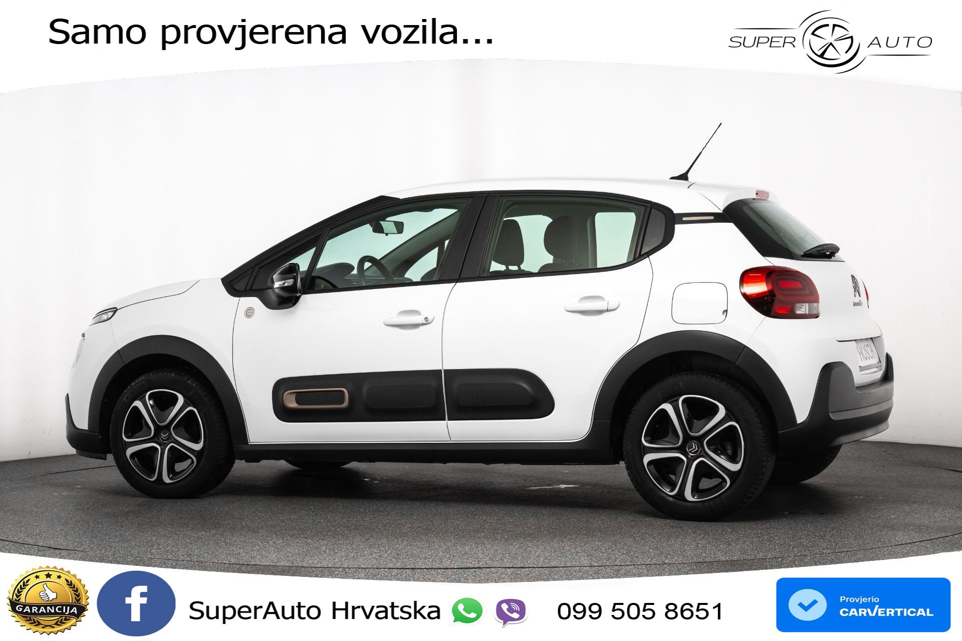 Citroen C3 1.2 PureTech 110 KS, LED+TEM+KLIMA+DAB