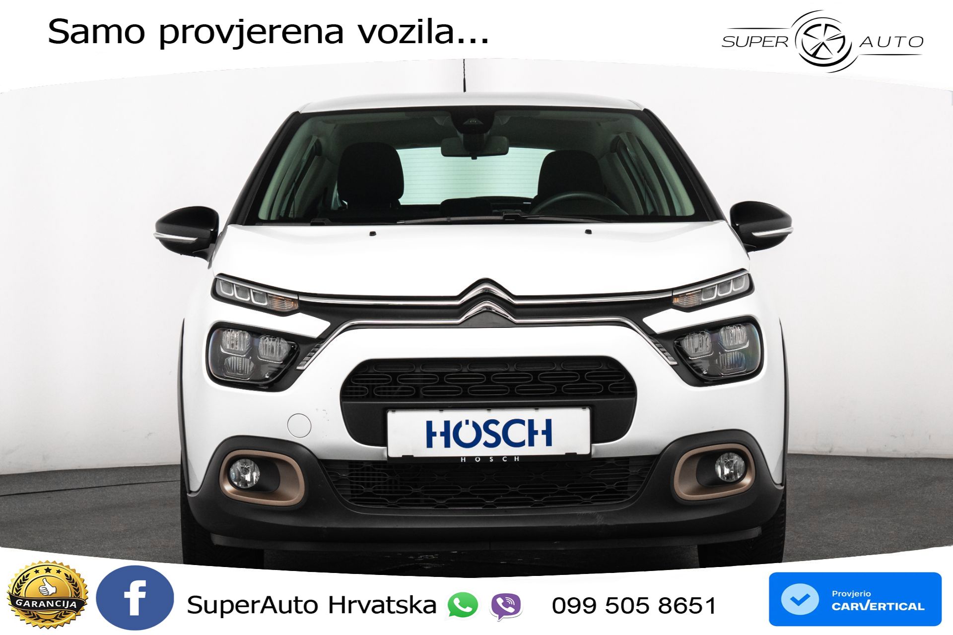 Citroen C3 1.2 PureTech 110 KS, LED+TEM+KLIMA+DAB