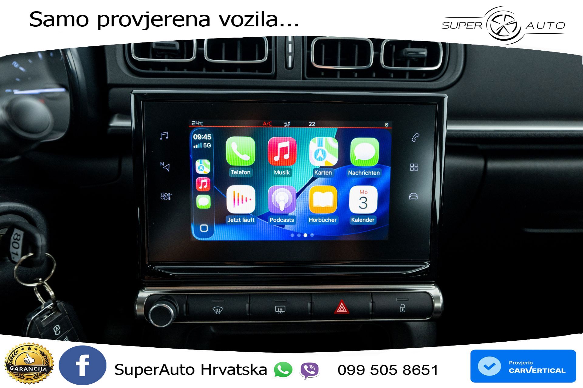 Citroen C3 1.2 PureTech 110 KS, LED+TEM+KLIMA+DAB