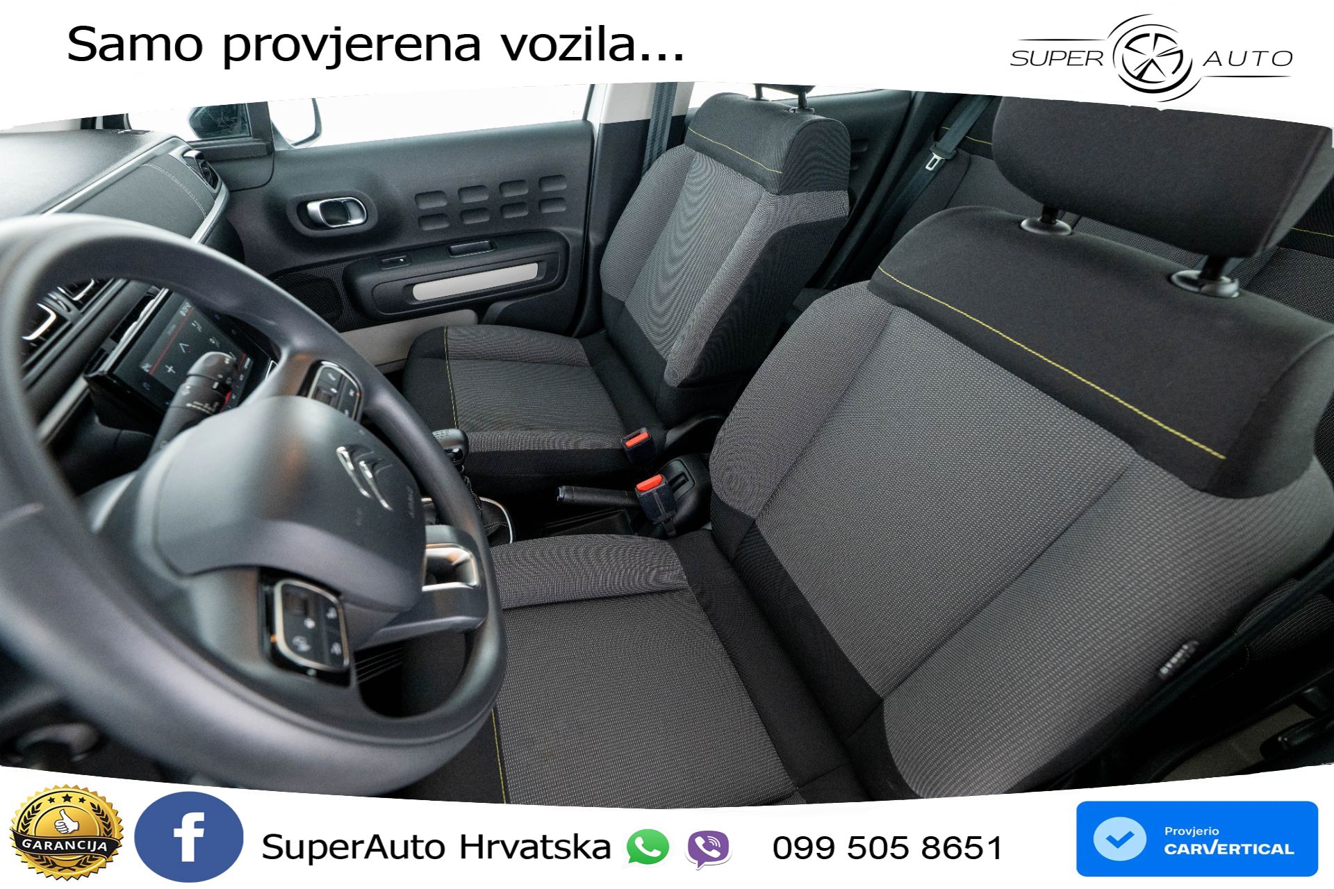 Citroen C3 1.2 PureTech 110 KS, LED+TEM+KLIMA+DAB
