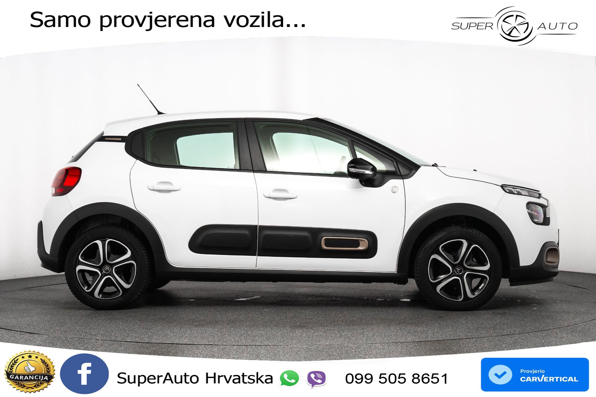 Citroen C3 1.2 PureTech 110 KS, LED+TEM+KLIMA+DAB
