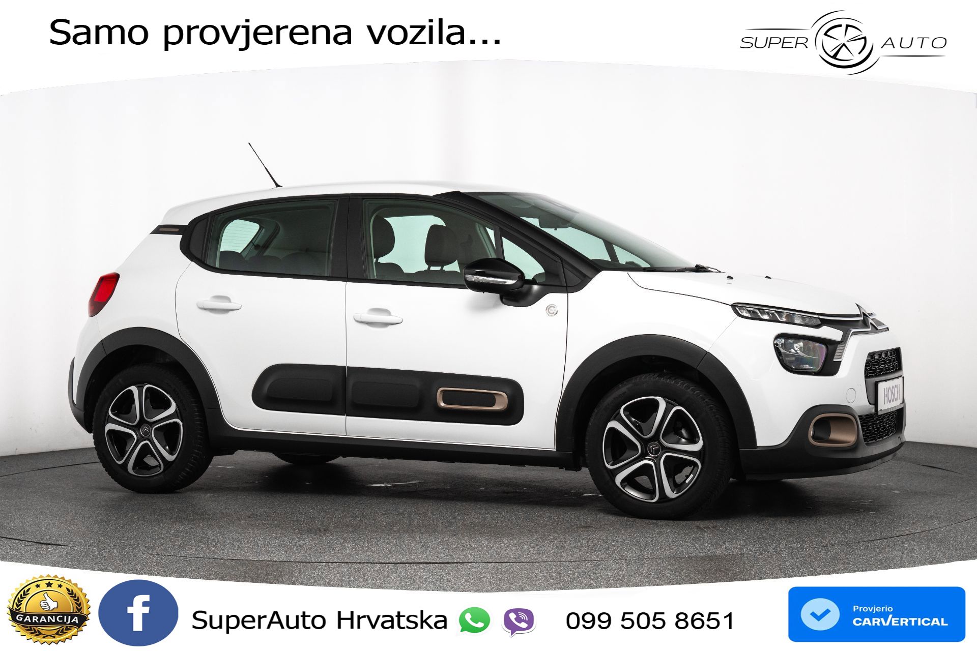 Citroen C3 1.2 PureTech 110 KS, LED+TEM+KLIMA+DAB
