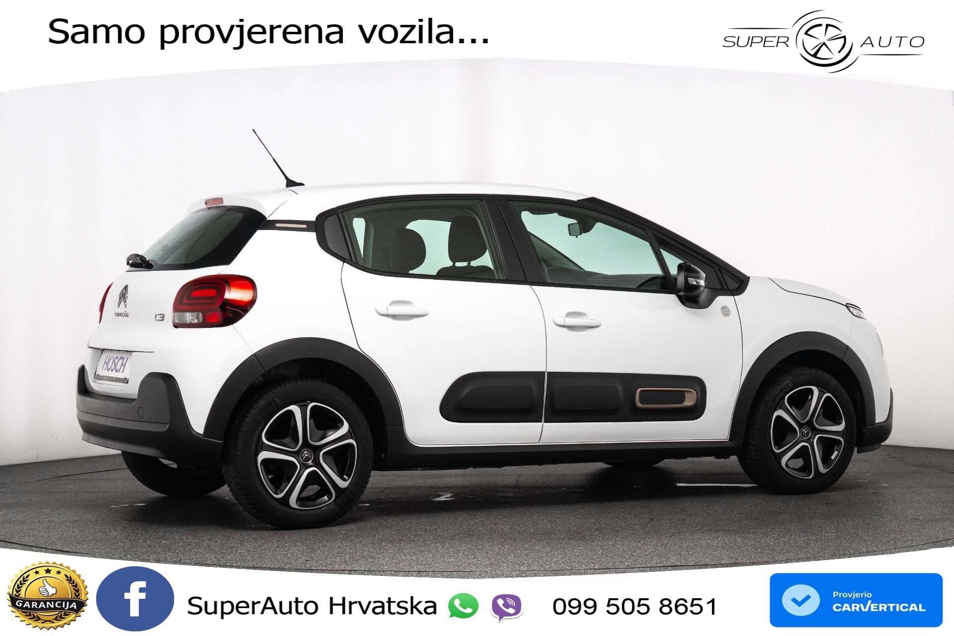 Citroen C3 1.2 PureTech 110 KS, LED+TEM+KLIMA+DAB