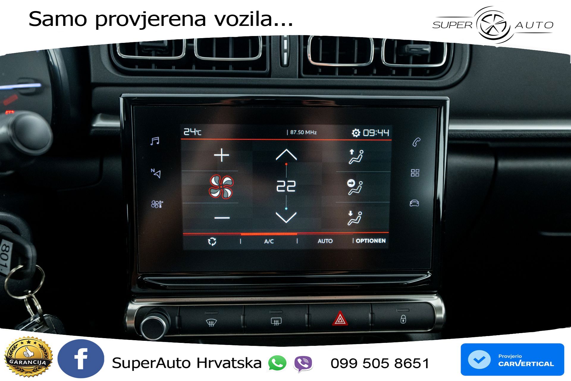 Citroen C3 1.2 PureTech 110 KS, LED+TEM+KLIMA+DAB