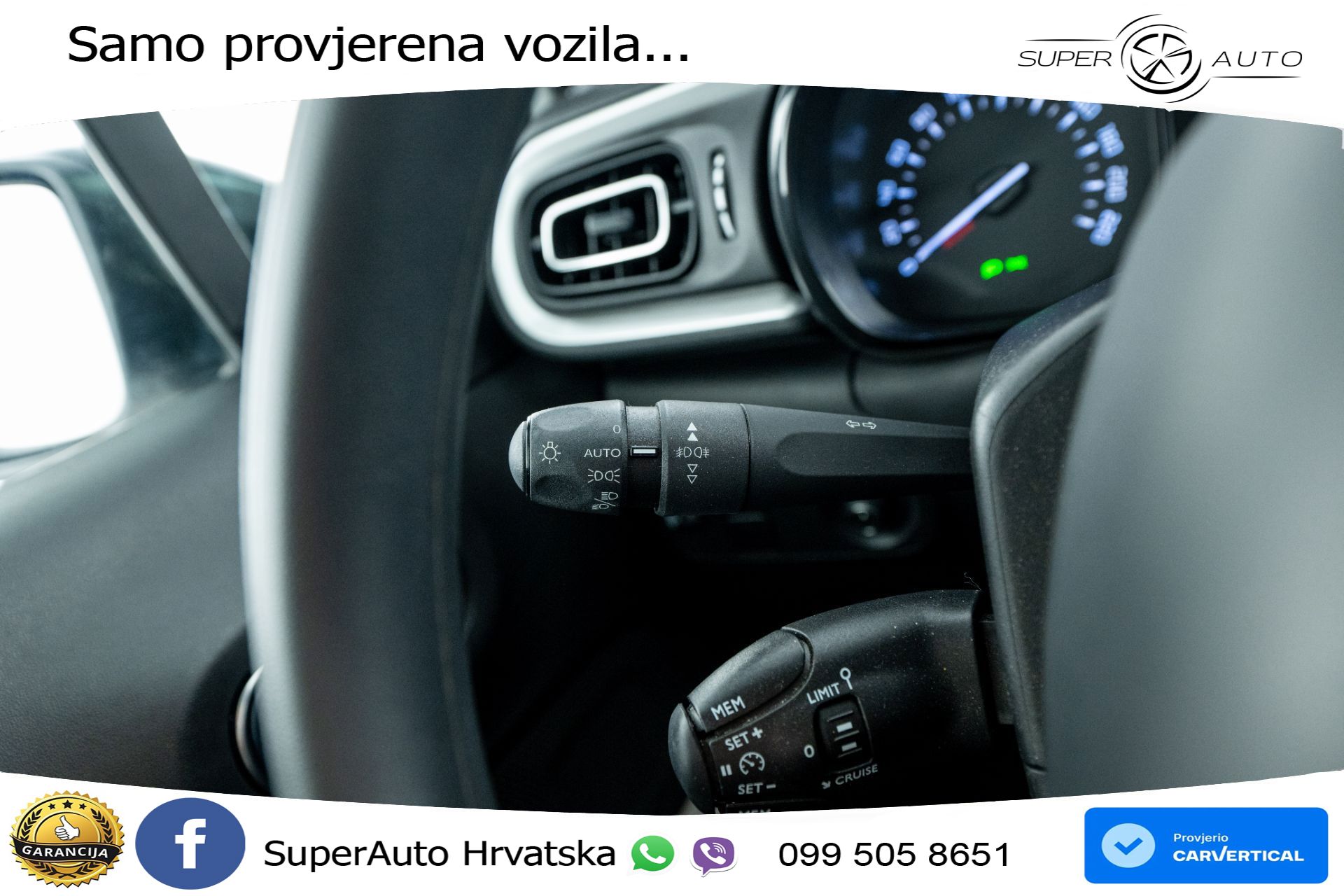 Citroen C3 1.2 PureTech 110 KS, LED+TEM+KLIMA+DAB