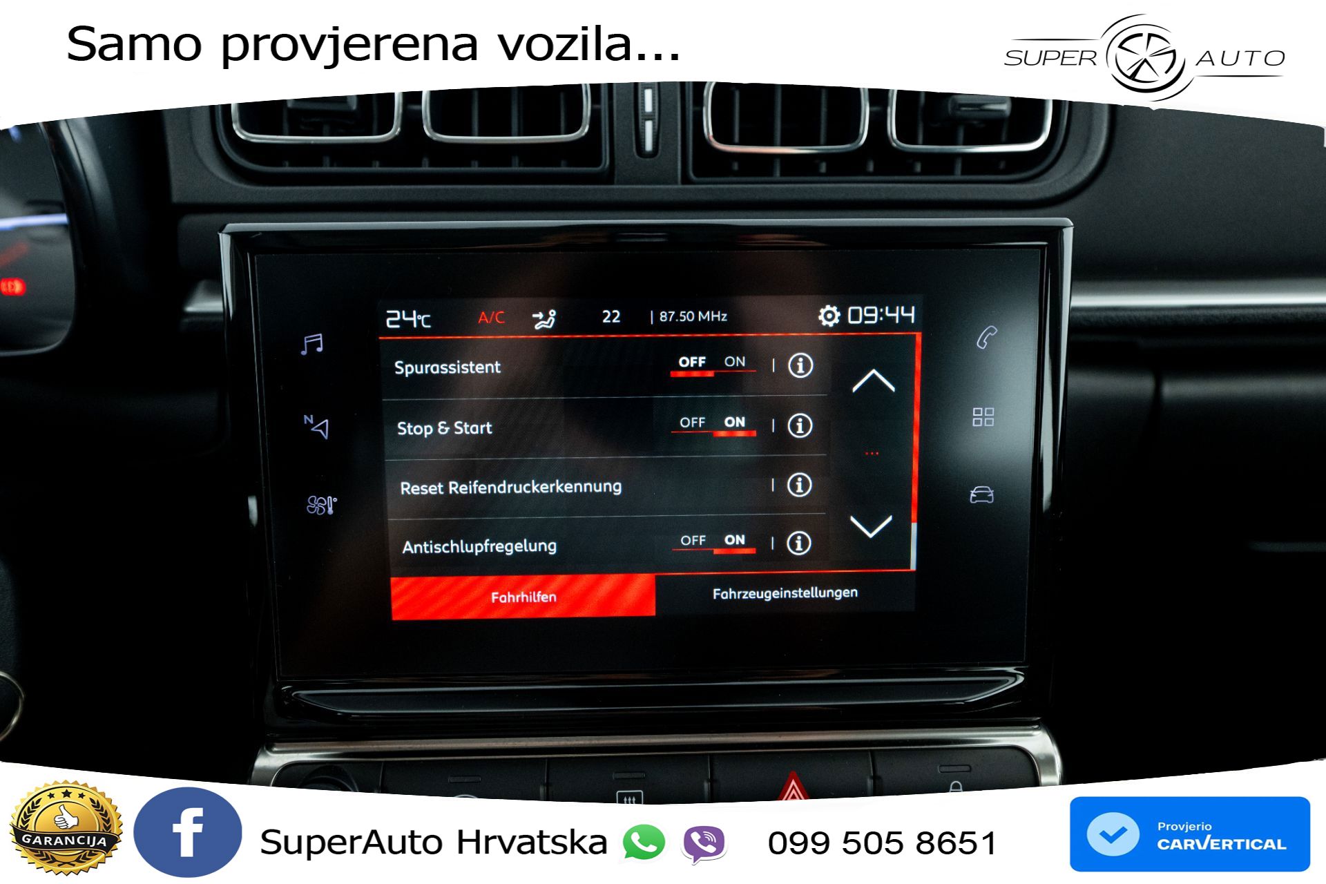 Citroen C3 1.2 PureTech 110 KS, LED+TEM+KLIMA+DAB