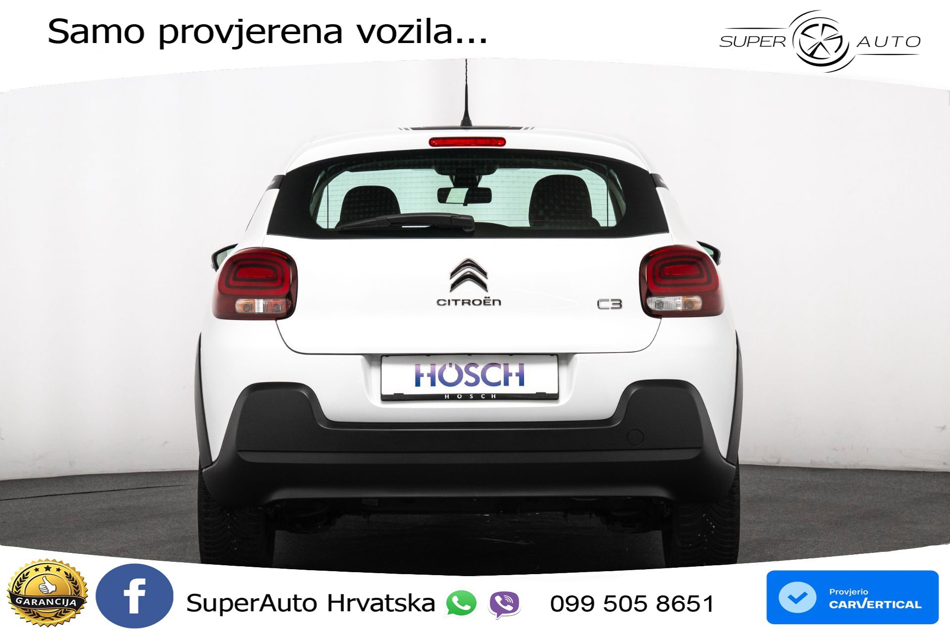 Citroen C3 1.2 PureTech 110 KS, LED+TEM+KLIMA+DAB
