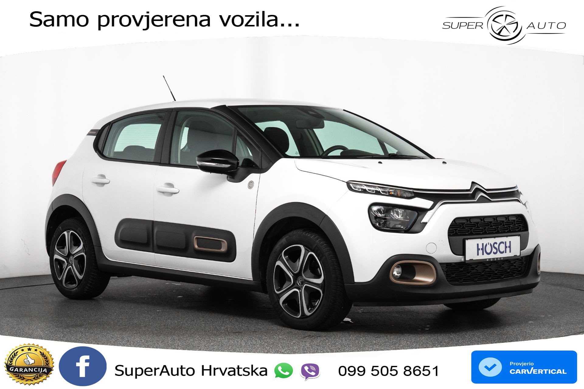 Citroen C3 1.2 PureTech 110 KS, LED+TEM+KLIMA+DAB