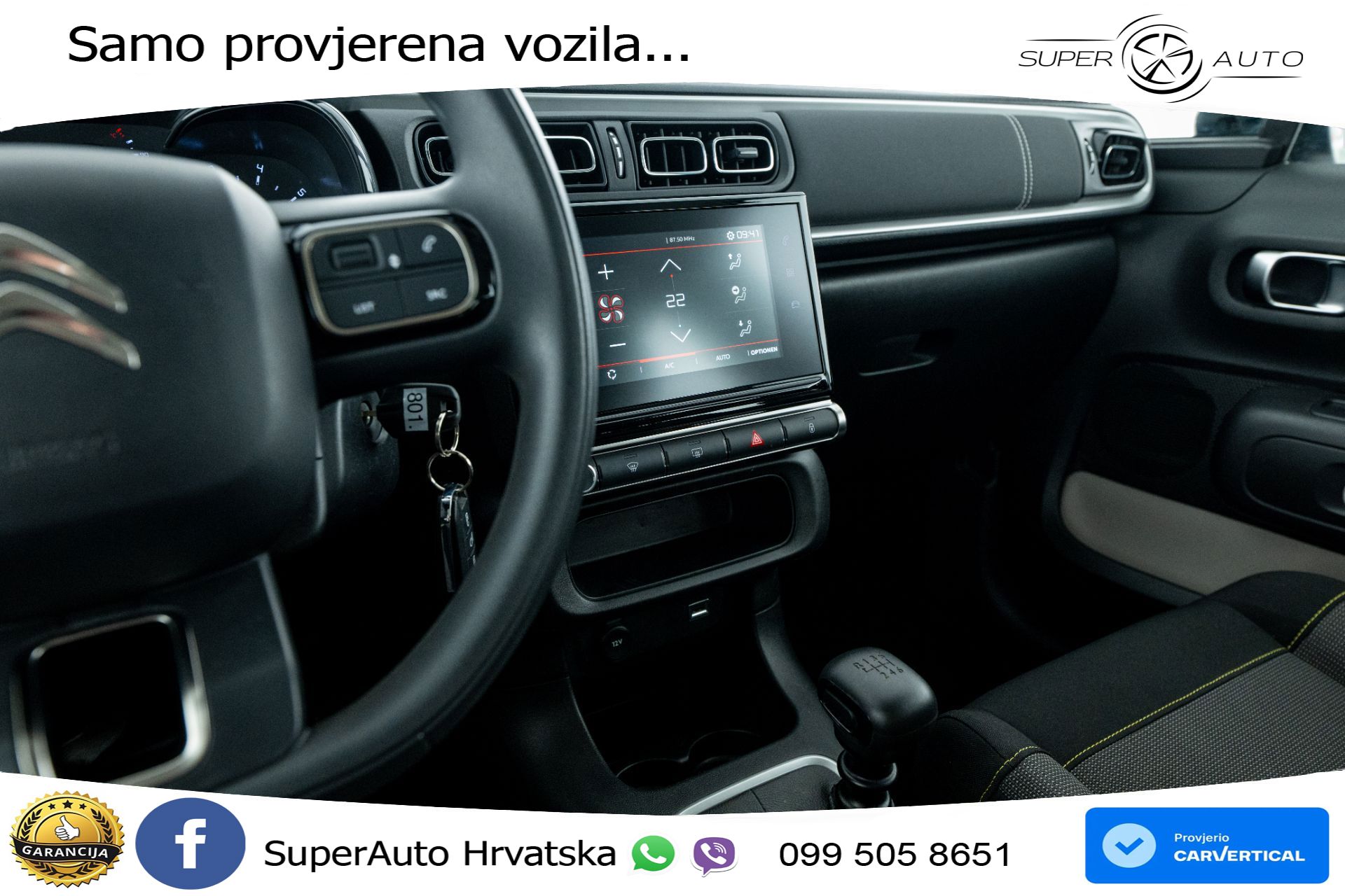 Citroen C3 1.2 PureTech 110 KS, LED+TEM+KLIMA+DAB