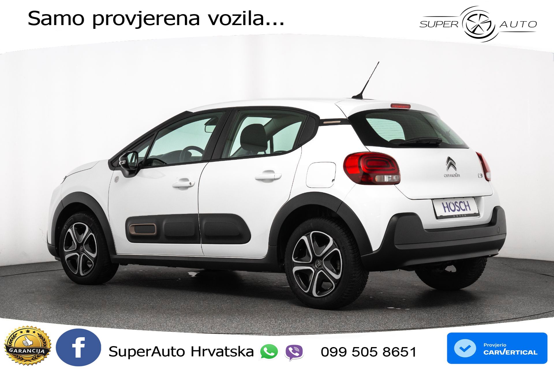 Citroen C3 1.2 PureTech 110 KS, LED+TEM+KLIMA+DAB