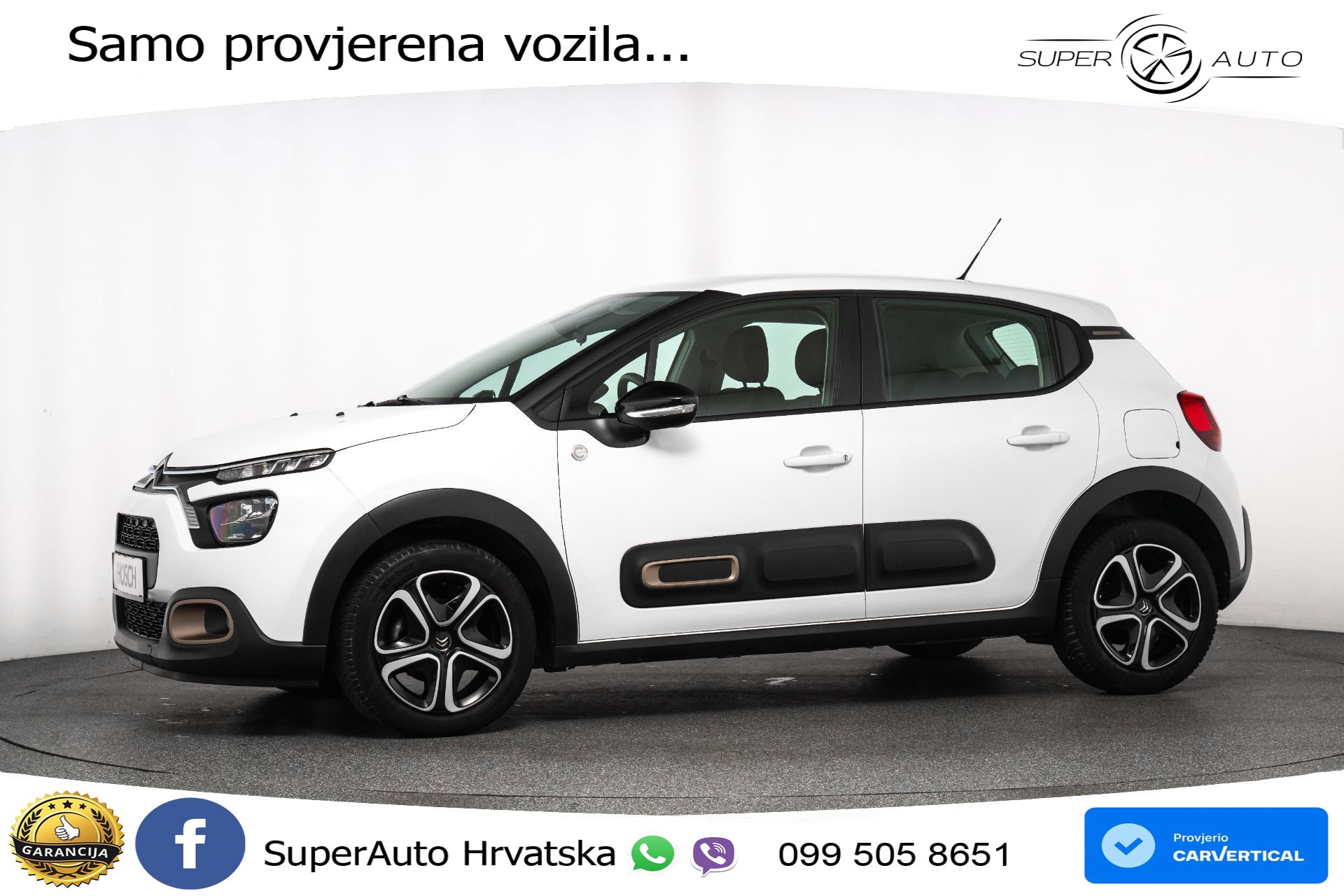 Citroen C3 1.2 PureTech 110 KS, LED+TEM+KLIMA+DAB