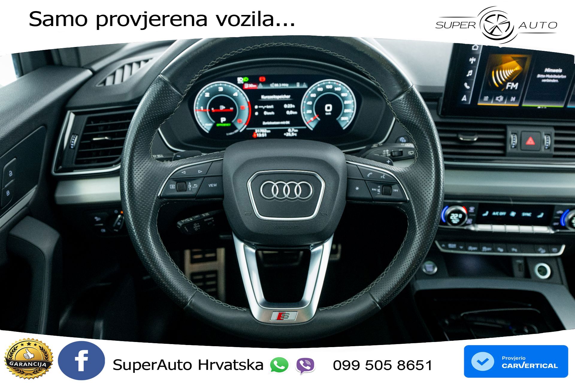 Audi Q5 40 TDI quattro ultra S tronic 2xS line 204 KS, ACC+360+PANO+VIRT+NAVI