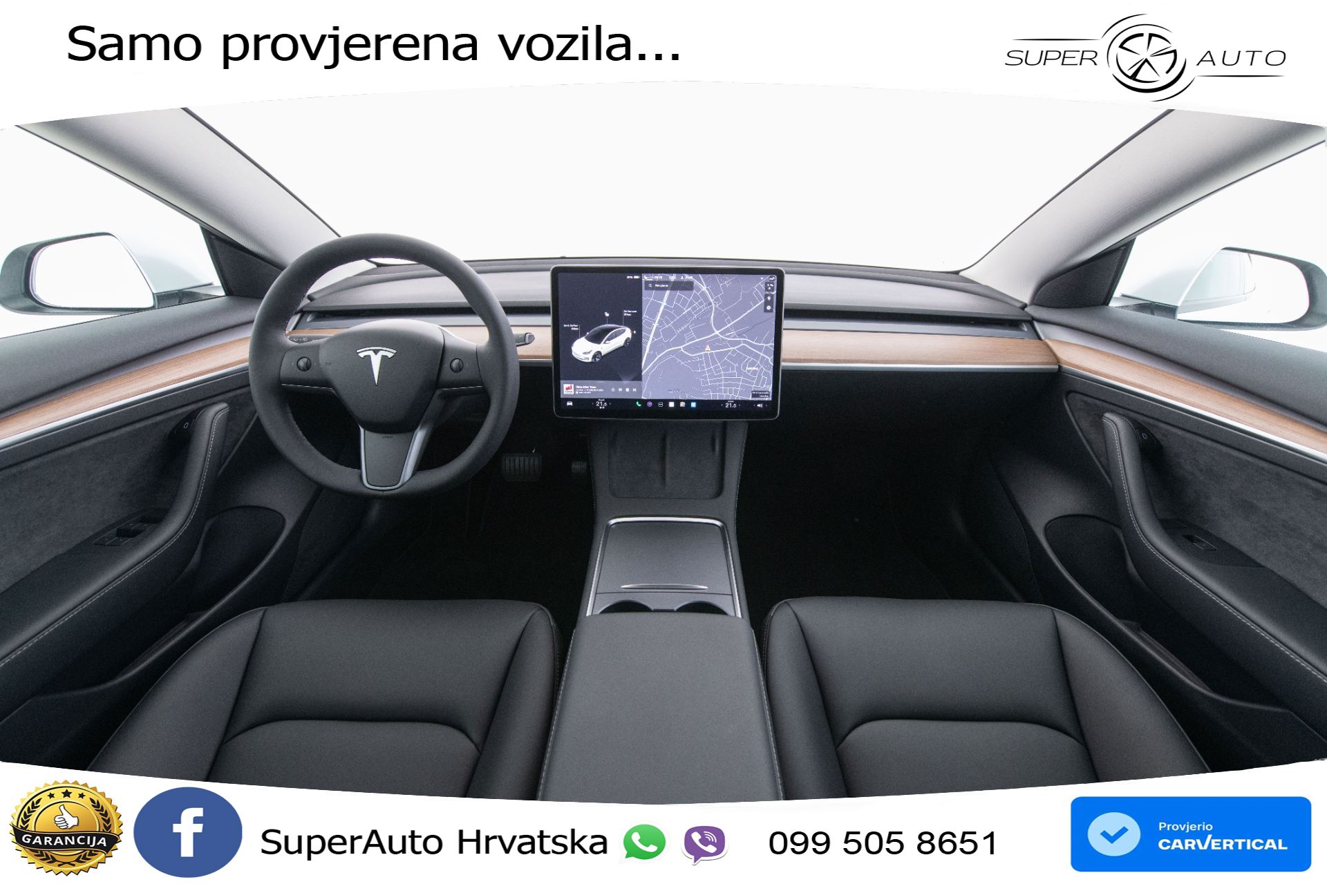 Tesla Model 3 Standard Plus 306 KS, ACC+KAM+GR SJED+PANO+NAVI
