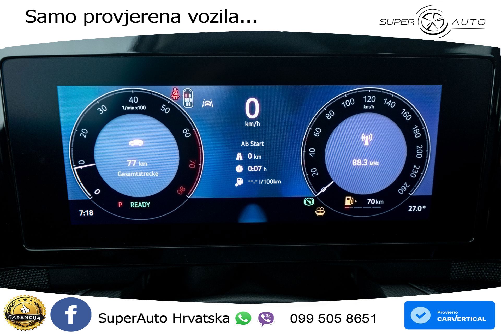 NOVO Škoda Kodiaq 1.5 TSI DSG Selection 150 KS, 7-SJED+ACC+GR SJED+KAM+PANO+PDC