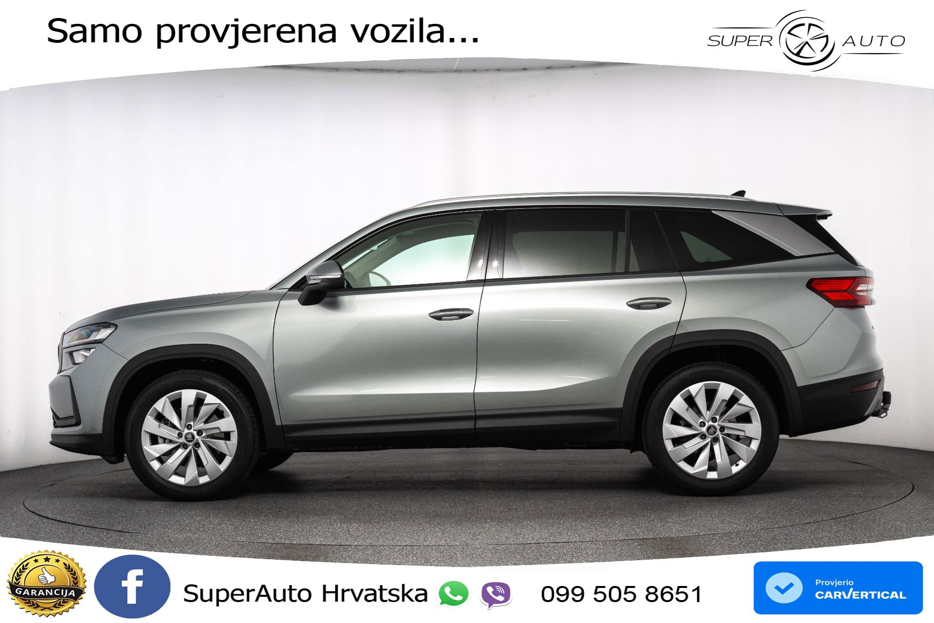 NOVO Škoda Kodiaq 1.5 TSI DSG Selection 150 KS, 7-SJED+ACC+GR SJED+KAM+PANO+PDC