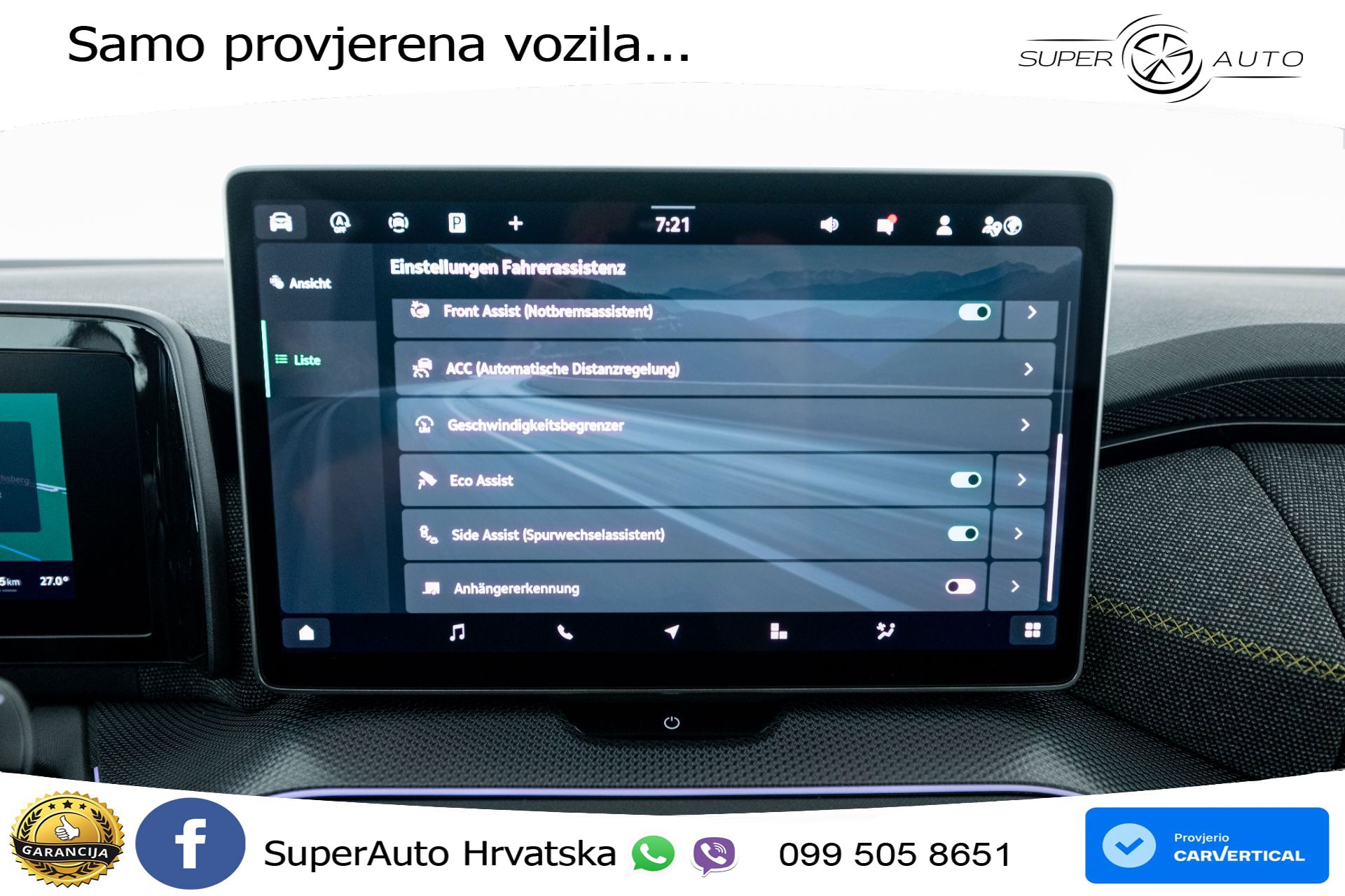 NOVO Škoda Kodiaq 1.5 TSI DSG Selection 150 KS, 7-SJED+ACC+GR SJED+KAM+PANO+PDC