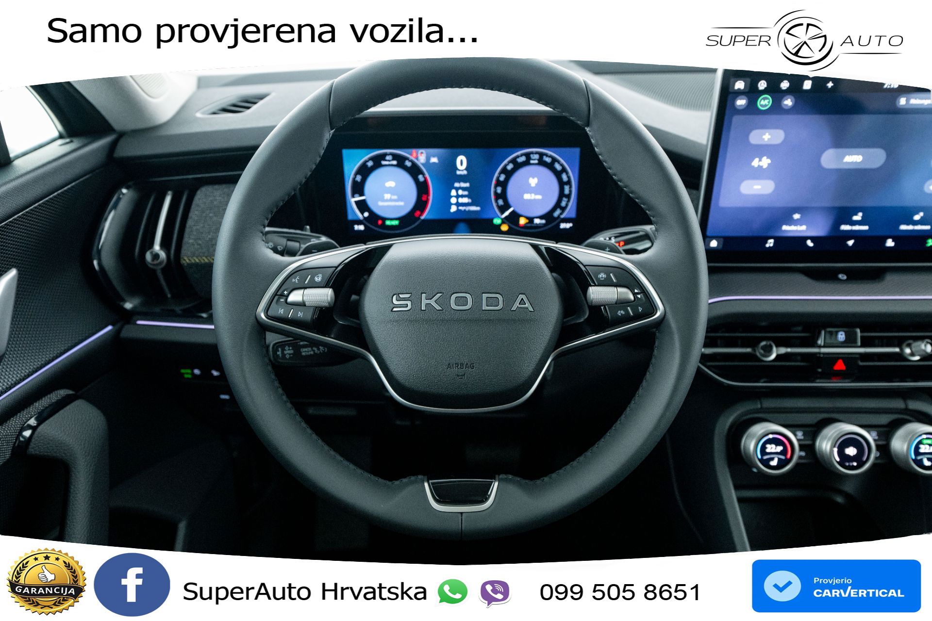 NOVO Škoda Kodiaq 1.5 TSI DSG Selection 150 KS, 7-SJED+ACC+GR SJED+KAM+PANO+PDC