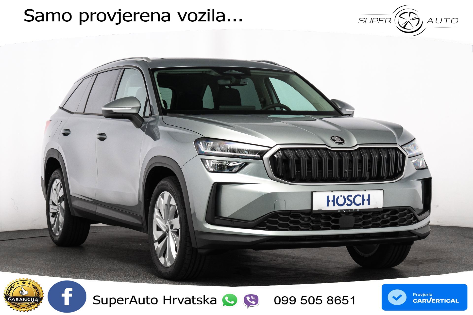 Škoda Kodiaq 1.5 TSI DSG Selection 150 KS, 7-SJED+ACC+KAM+GR SJED+PANO+VIRT+NAVI