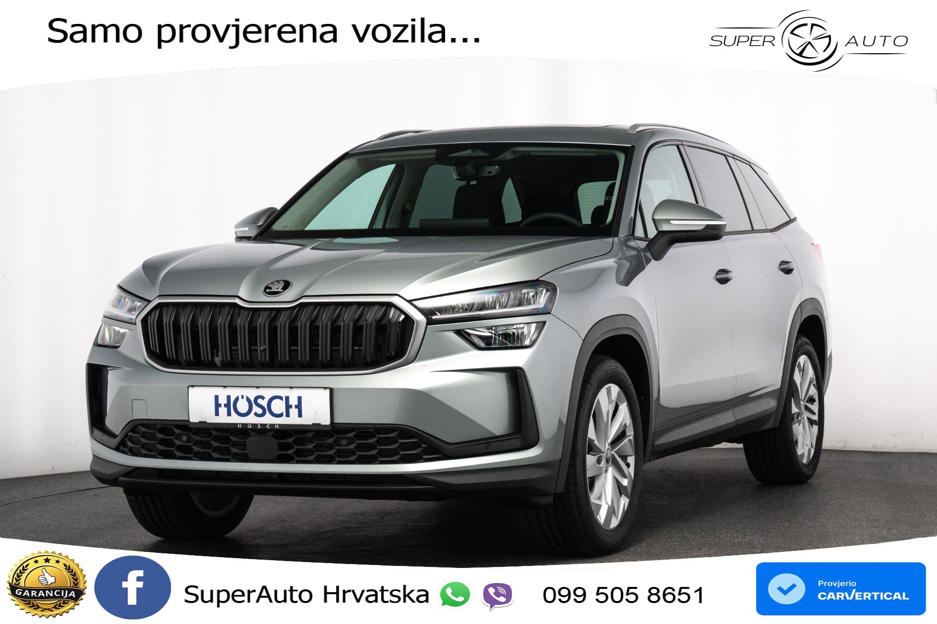 Škoda Kodiaq 1.5 TSI DSG Selection 150 KS, 7-SJED+ACC+KAM+GR SJED+PANO+VIRT+NAVI