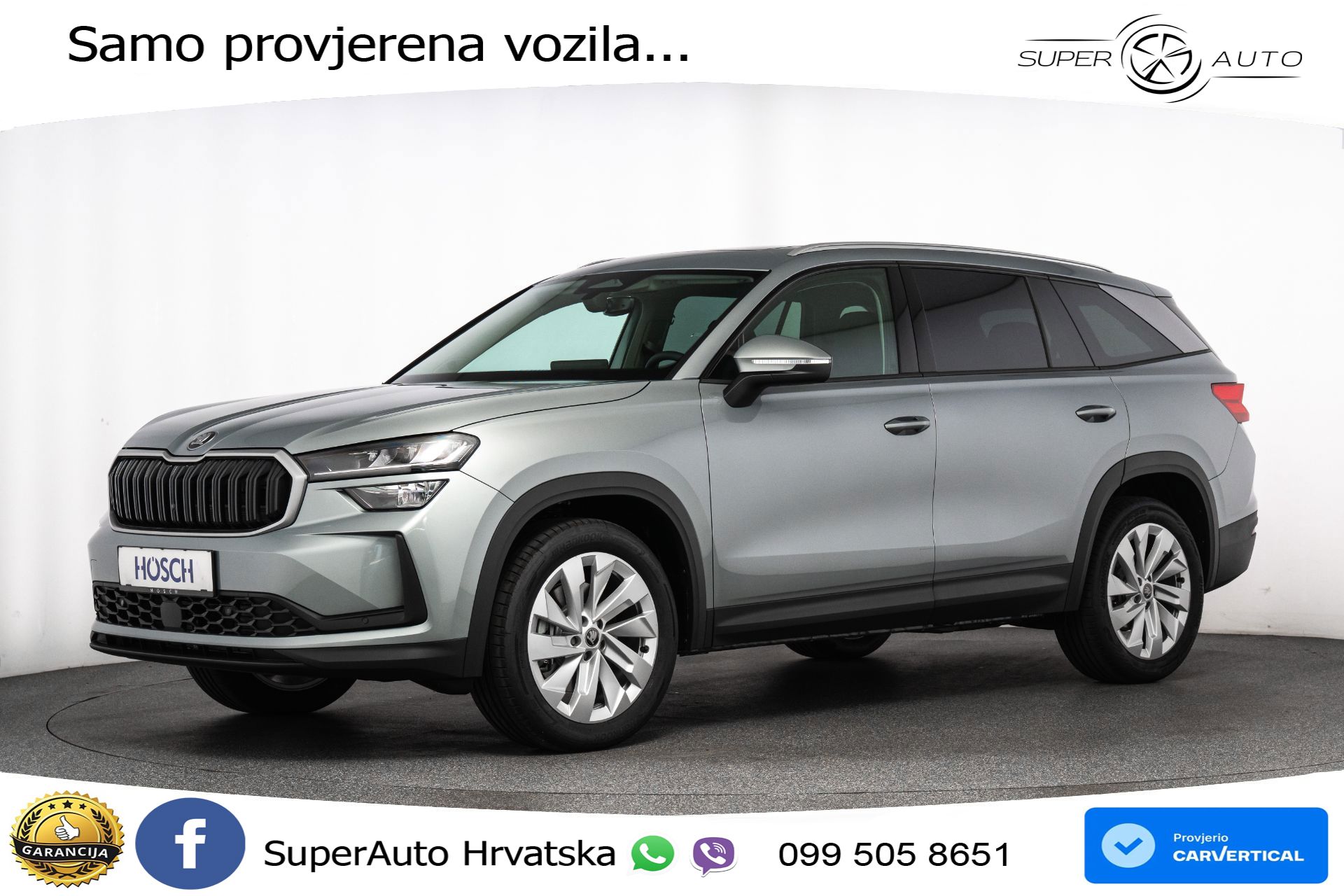 Škoda Kodiaq 1.5 TSI DSG Selection 150 KS, 7-SJED+ACC+KAM+GR SJED+PANO+VIRT+NAVI