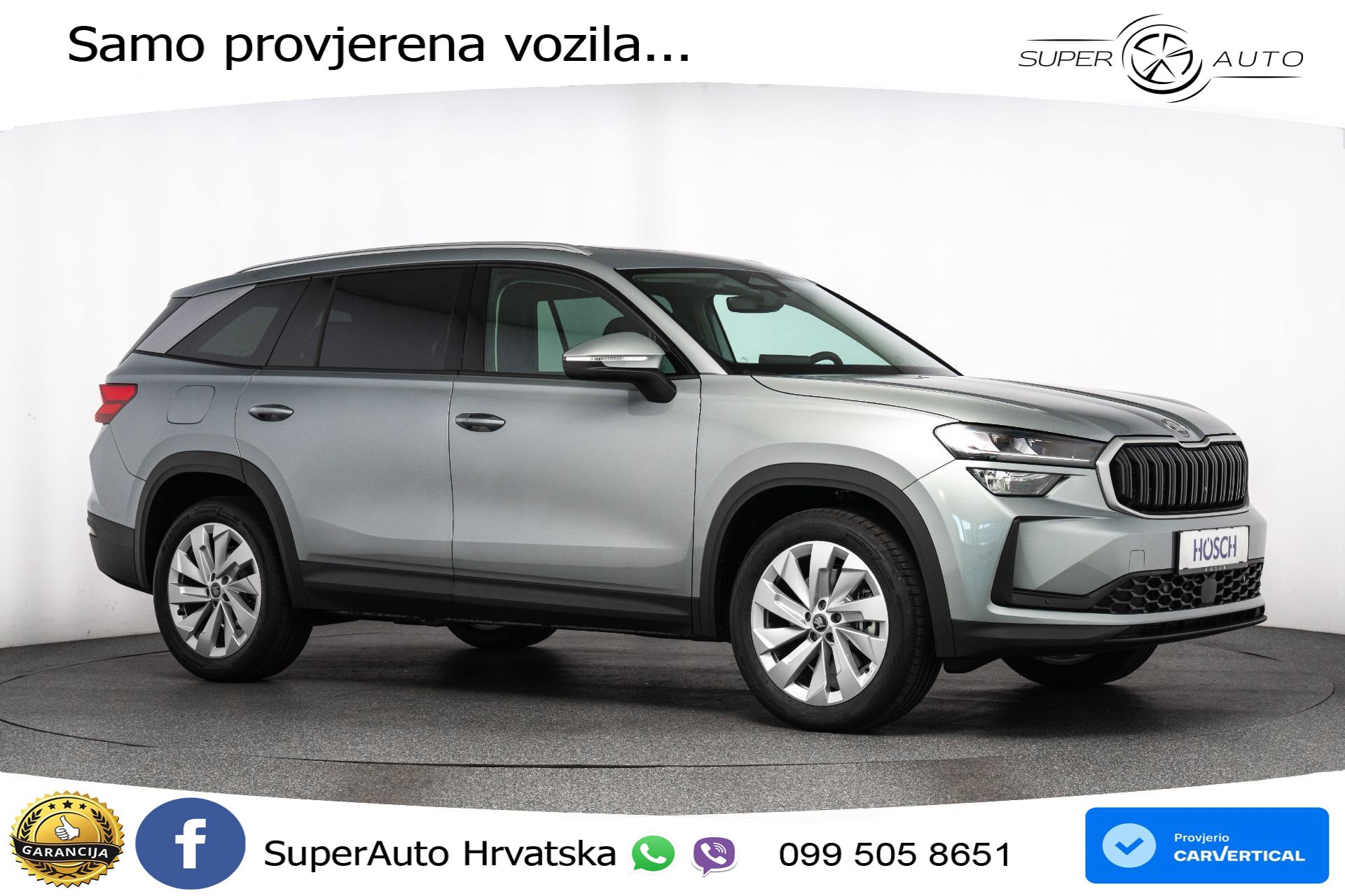 Škoda Kodiaq 1.5 TSI DSG Selection 150 KS, 7-SJED+ACC+KAM+GR SJED+PANO+VIRT+NAVI