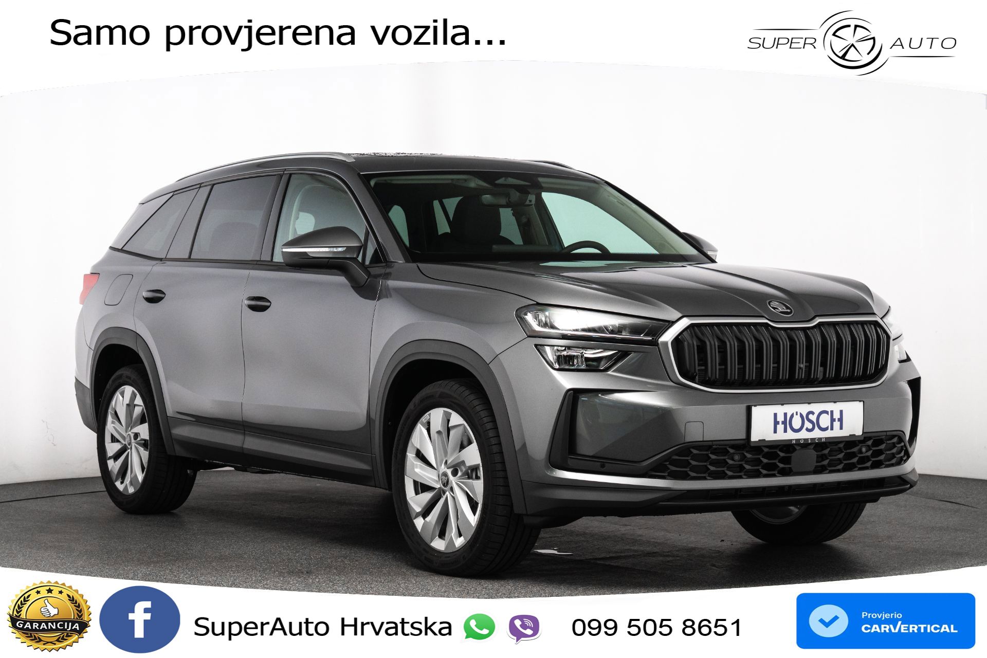 NOVO Škoda Kodiaq 1.5 TSI DSG Selection 150 KS, 7-SJED+LED+ACC+GR SJED+KAM+PDC