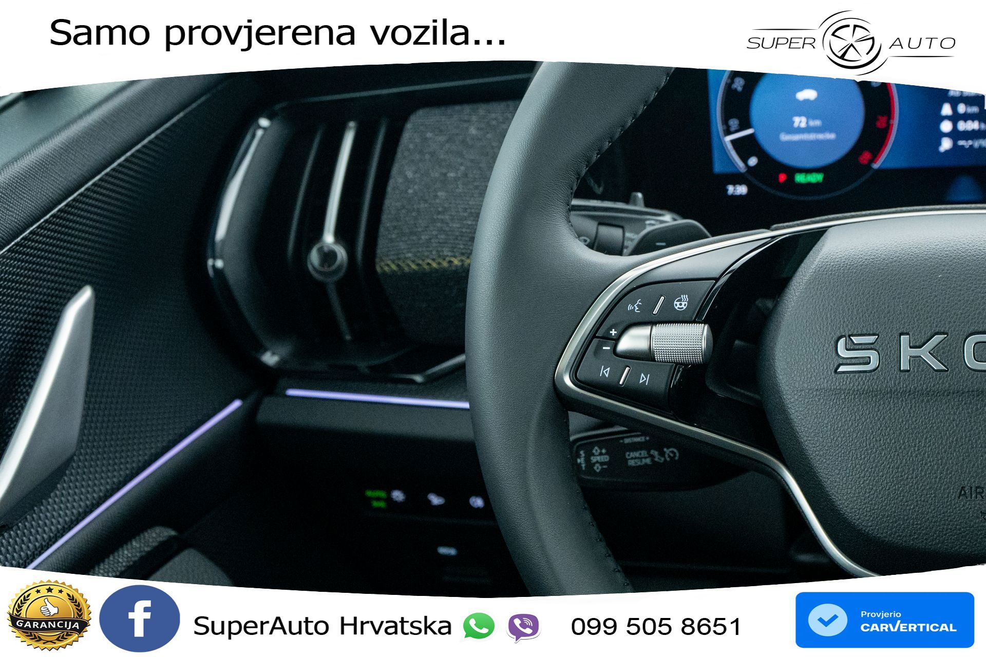 NOVO Škoda Kodiaq 1.5 TSI DSG Selection 150 KS, 7-SJED+ACC+KAM+GR SJED+PANO+VIRT