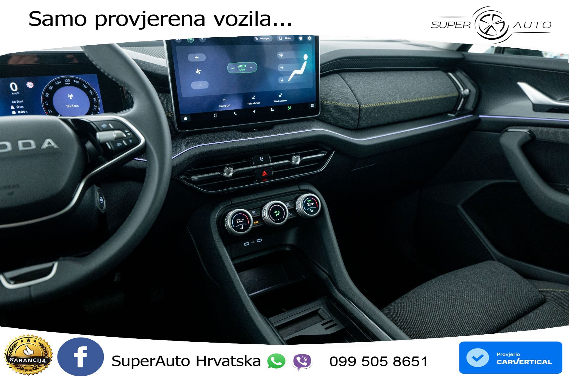 NOVO Škoda Kodiaq 1.5 TSI DSG Selection 150 KS, 7-SJED+ACC+KAM+GR SJED+PANO+VIRT