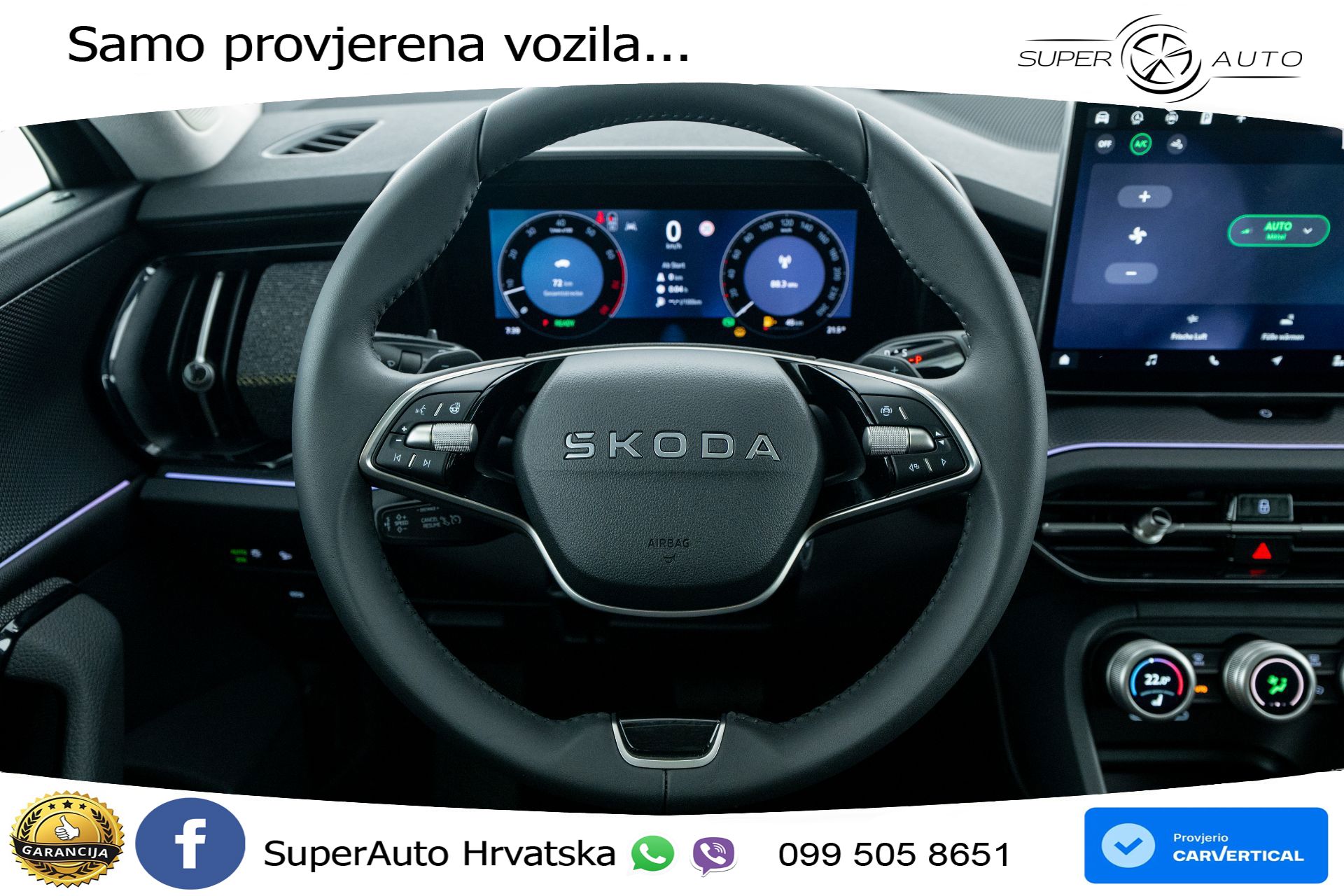 NOVO Škoda Kodiaq 1.5 TSI DSG Selection 150 KS, 7-SJED+ACC+KAM+GR SJED+PANO+VIRT