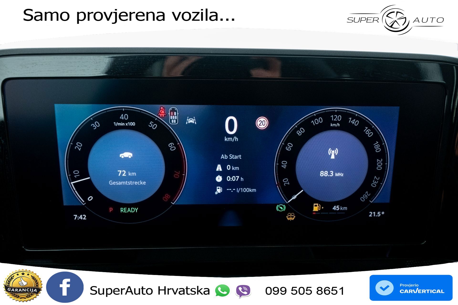 NOVO Škoda Kodiaq 1.5 TSI DSG Selection 150 KS, 7-SJED+ACC+KAM+GR SJED+PANO+VIRT