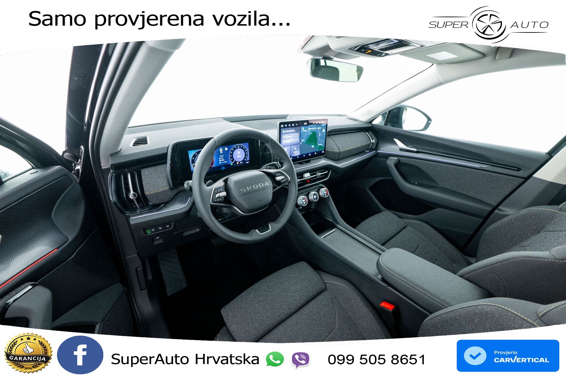 NOVO Škoda Kodiaq 1.5 TSI DSG Selection 150 KS, 7-SJED+ACC+KAM+GR SJED+PANO+VIRT