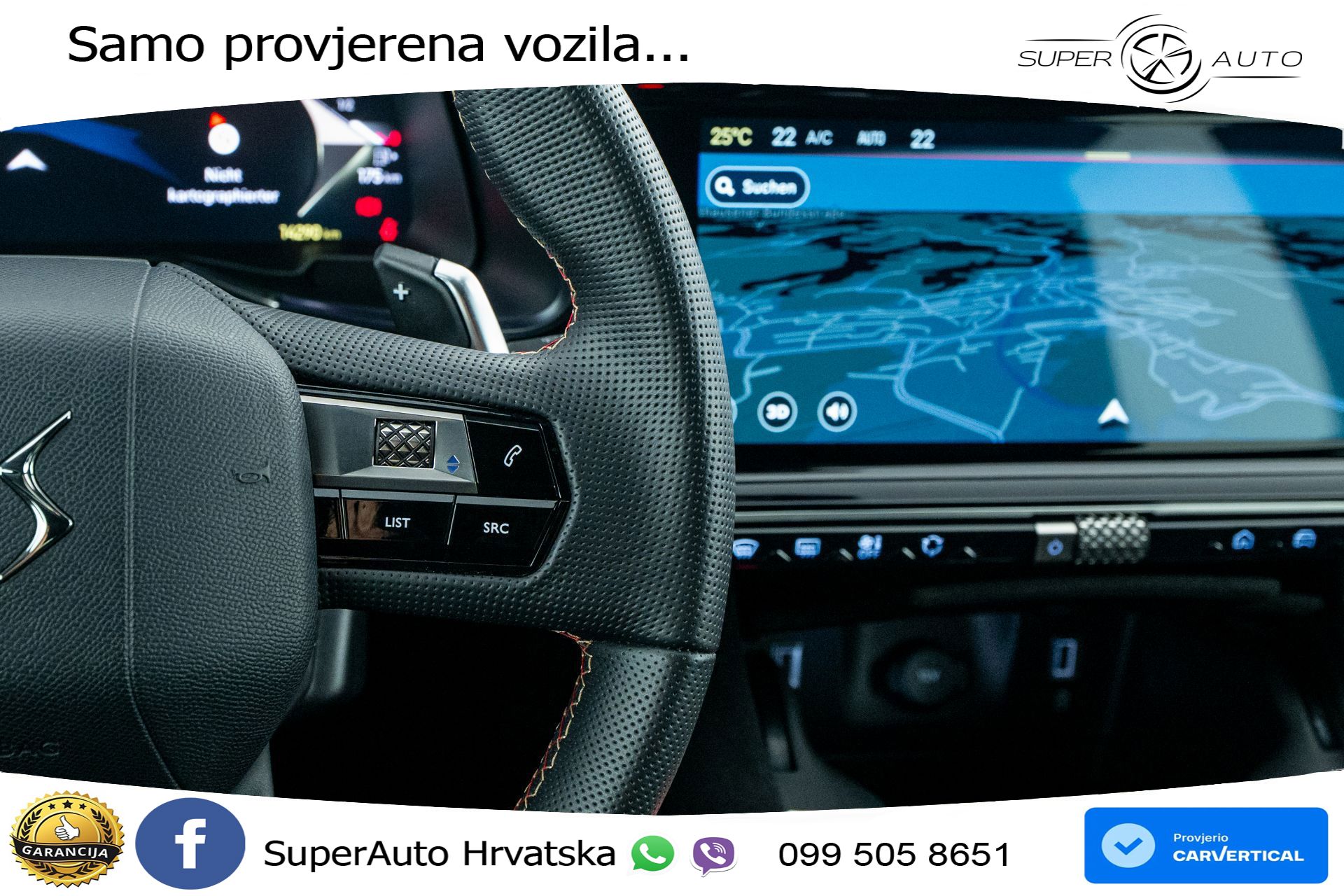 DS7 Crossback 1.5 BlueHDi Aut. Performance Line 131 KS, KAM+GR SJED+VIRT+NAVI