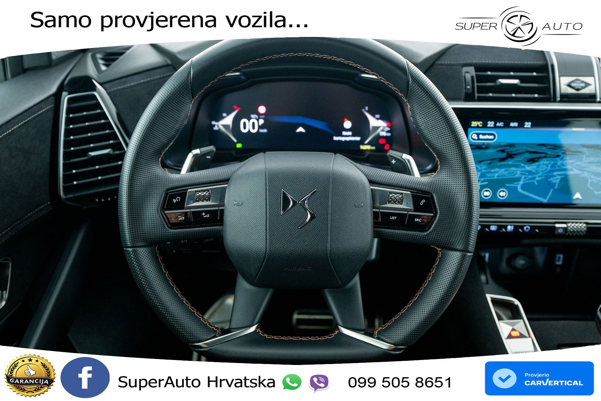 DS7 Crossback 1.5 BlueHDi Aut. Performance Line 131 KS, KAM+GR SJED+VIRT+NAVI