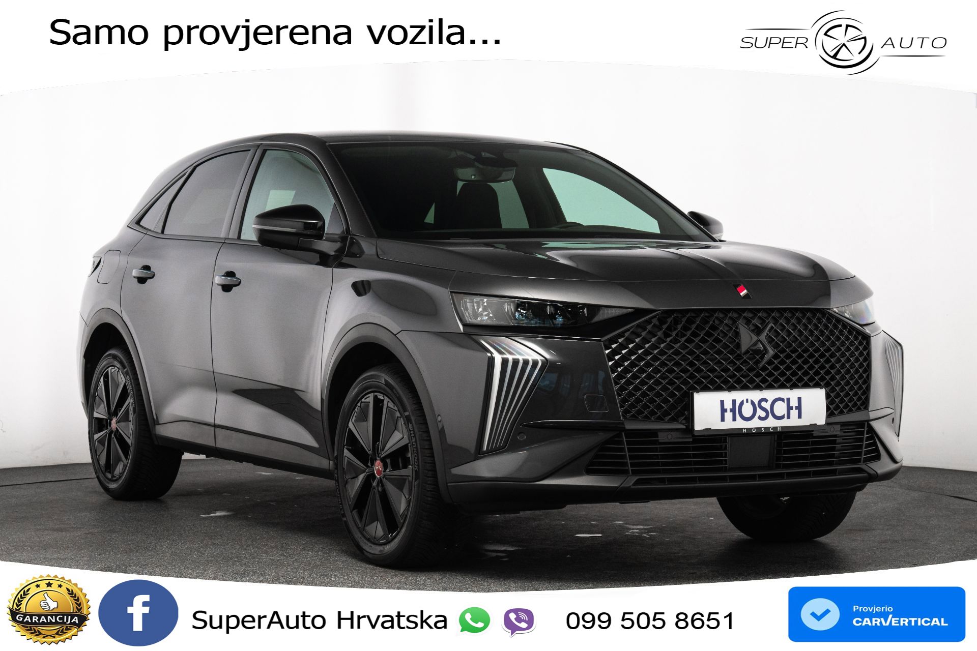 DS7 Crossback 1.5 BlueHDi Aut. Performance Line 131 KS, KAM+GR SJED+VIRT+NAVI