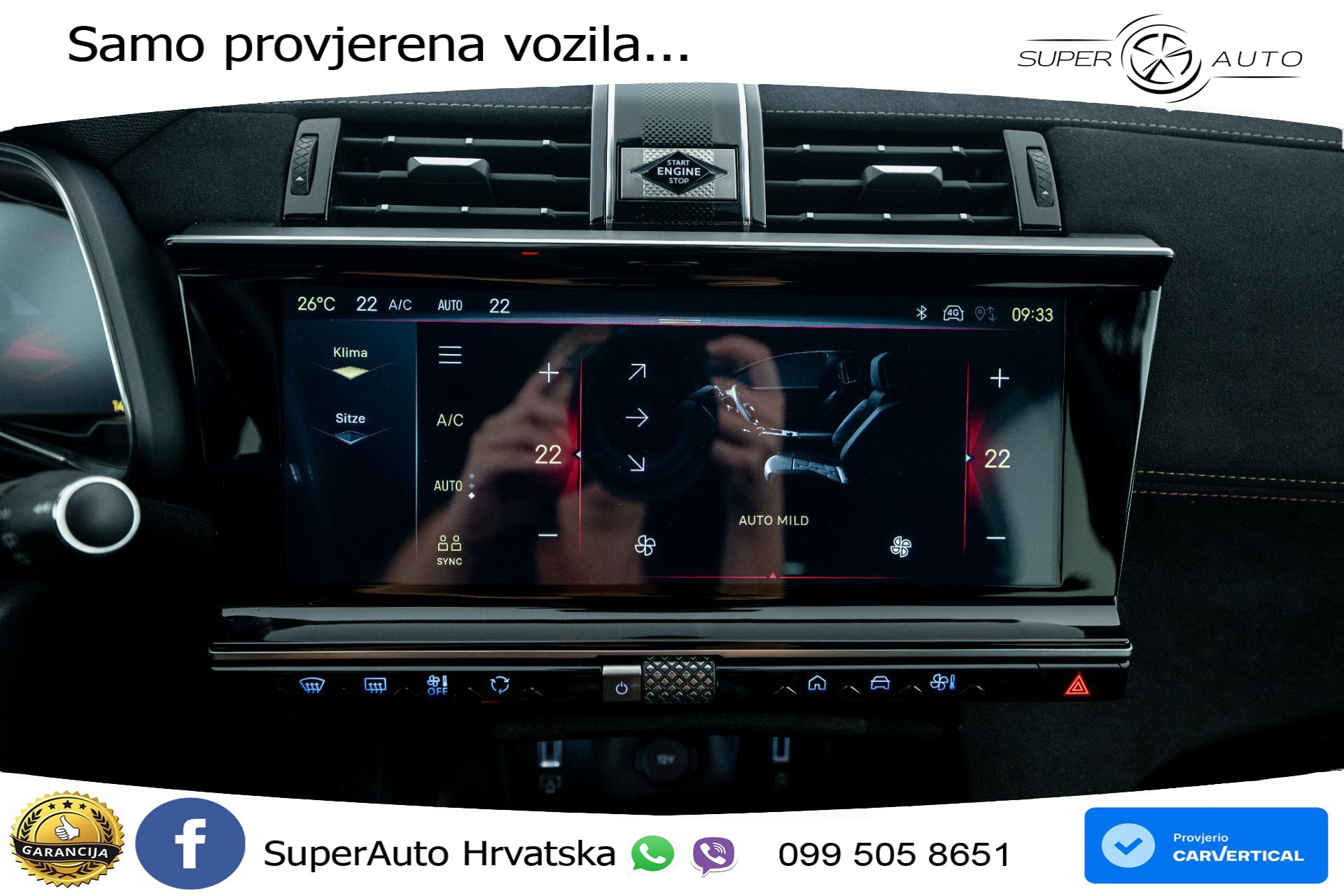 DS7 Crossback 1.5 BlueHDi Aut. Performance Line 131 KS, KAM+GR SJED+VIRT+NAVI